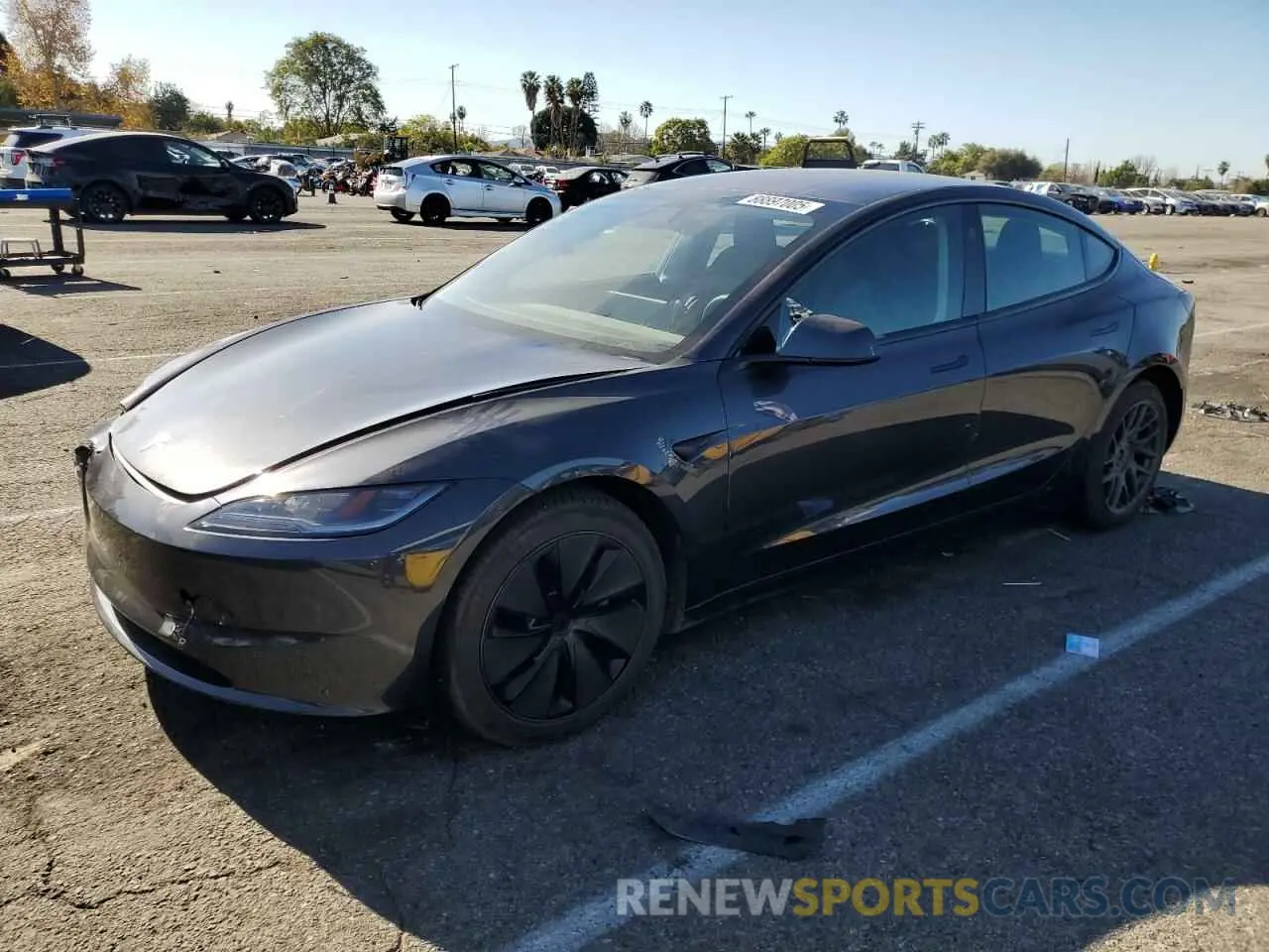 1 fotografías del automóvil dañado 5YJ3E1EB9RF766791 TESLA MODEL 3 2024