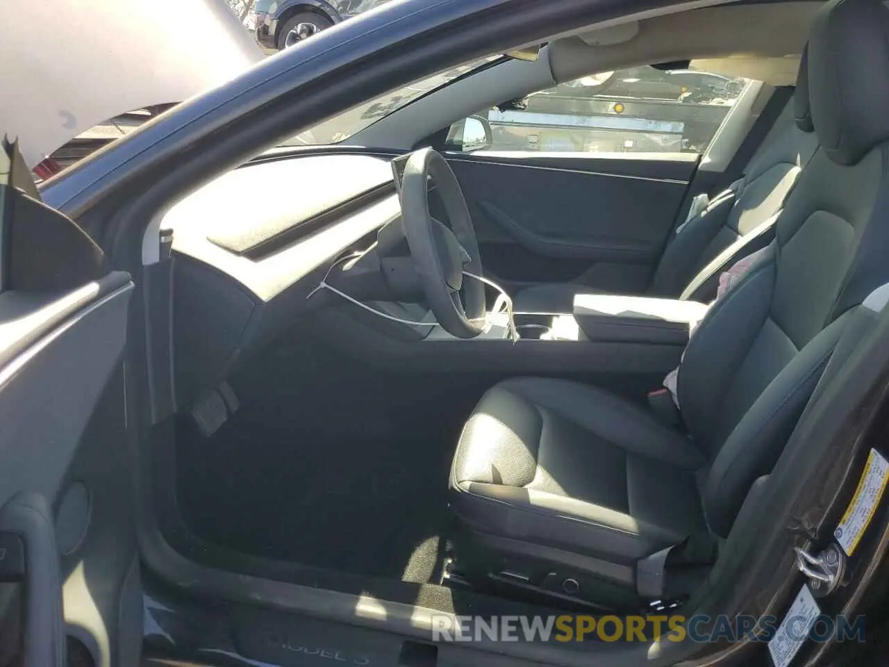 7 fotografías del automóvil dañado 5YJ3E1EB9RF766791 TESLA MODEL 3 2024