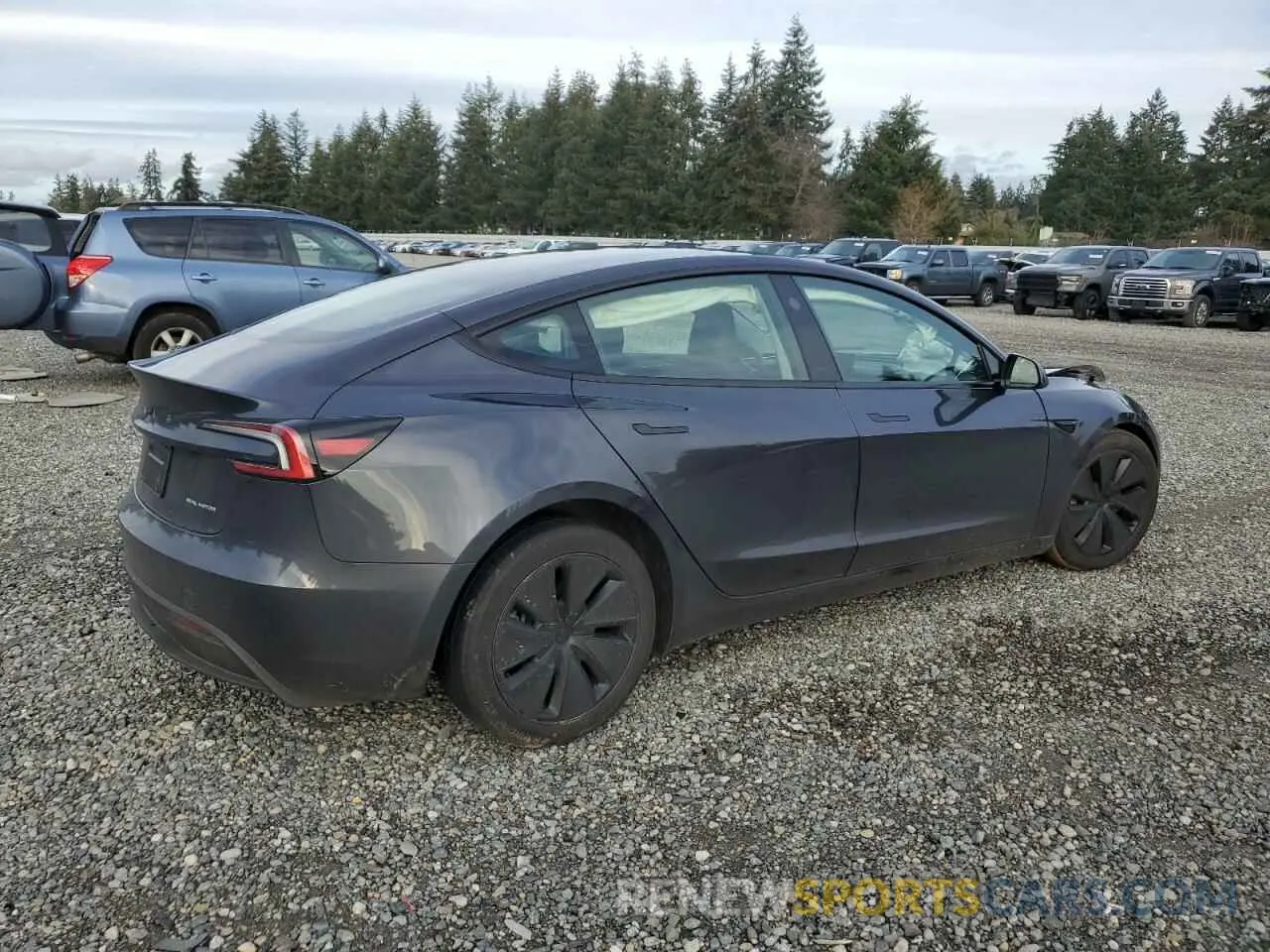 3 fotografías del automóvil dañado 5YJ3E1EB9RF787155 TESLA MODEL 3 2024