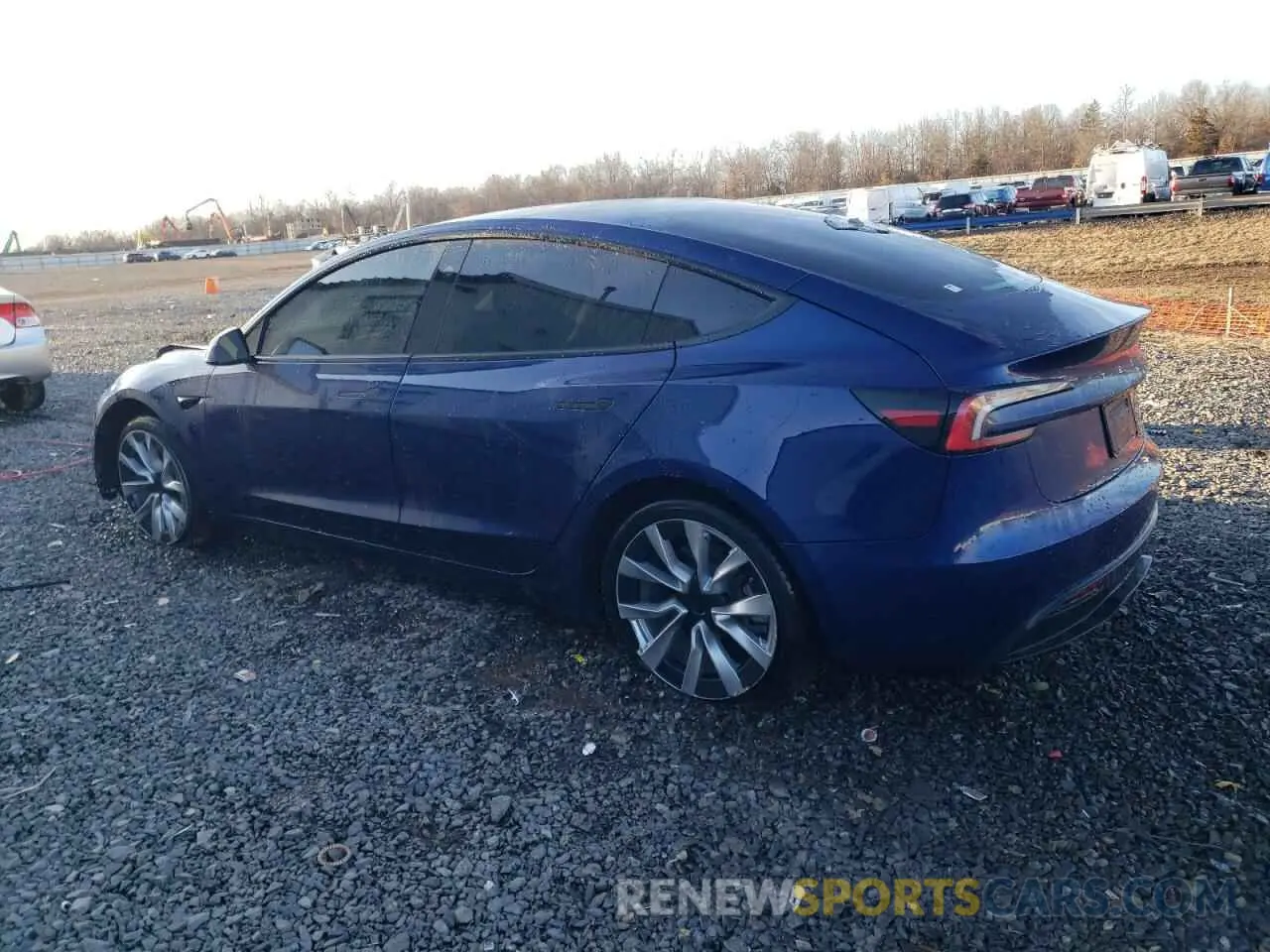 2 fotografías del automóvil dañado 5YJ3E1EB9RF818890 TESLA MODEL 3 2024