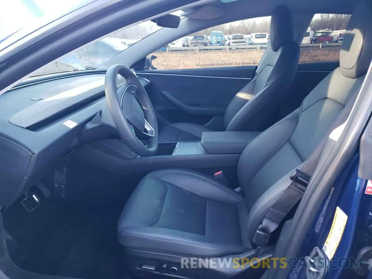 7 fotografías del automóvil dañado 5YJ3E1EB9RF818890 TESLA MODEL 3 2024