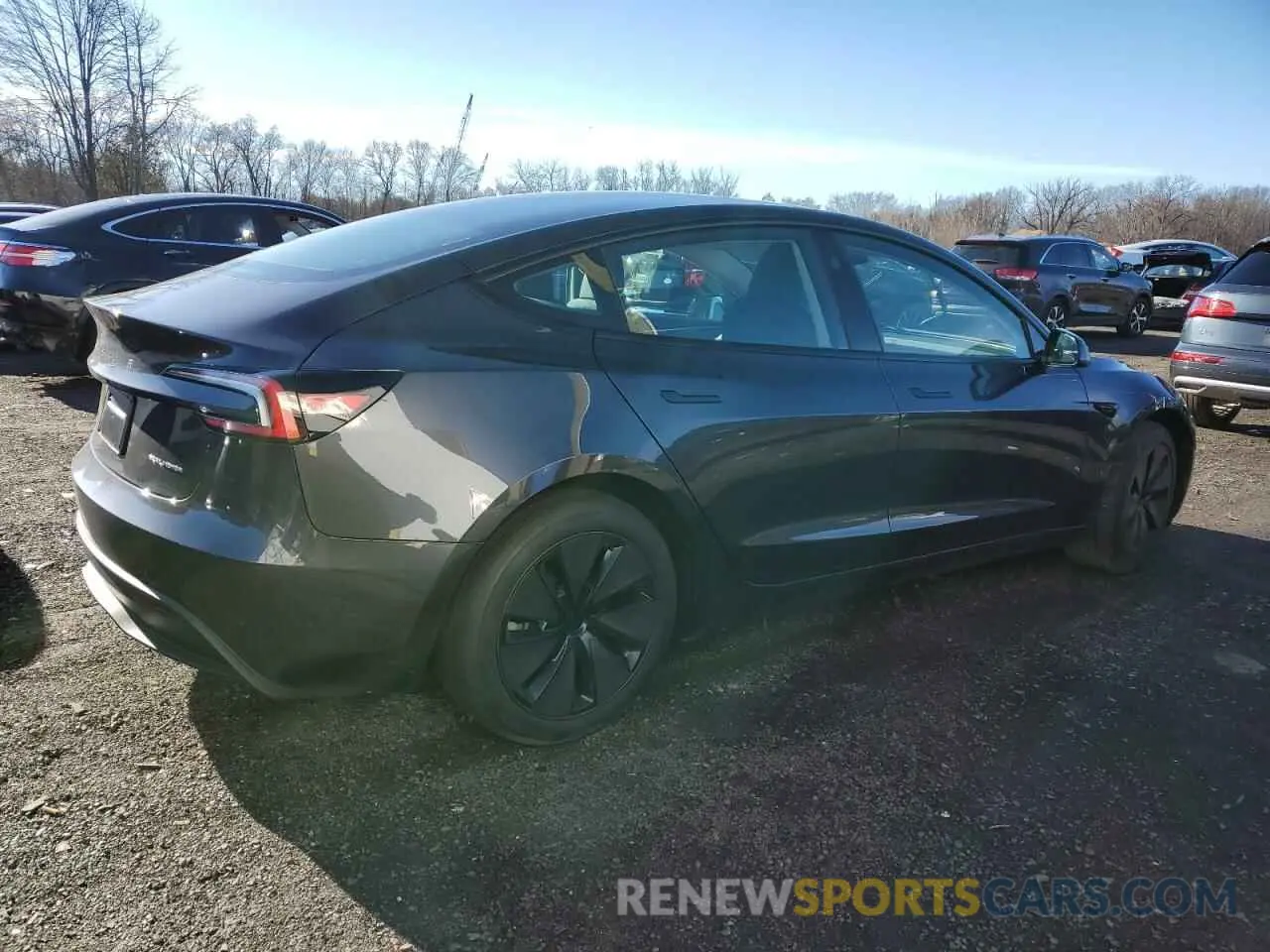 3 fotografías del automóvil dañado 5YJ3E1EB9RF823782 TESLA MODEL 3 2024