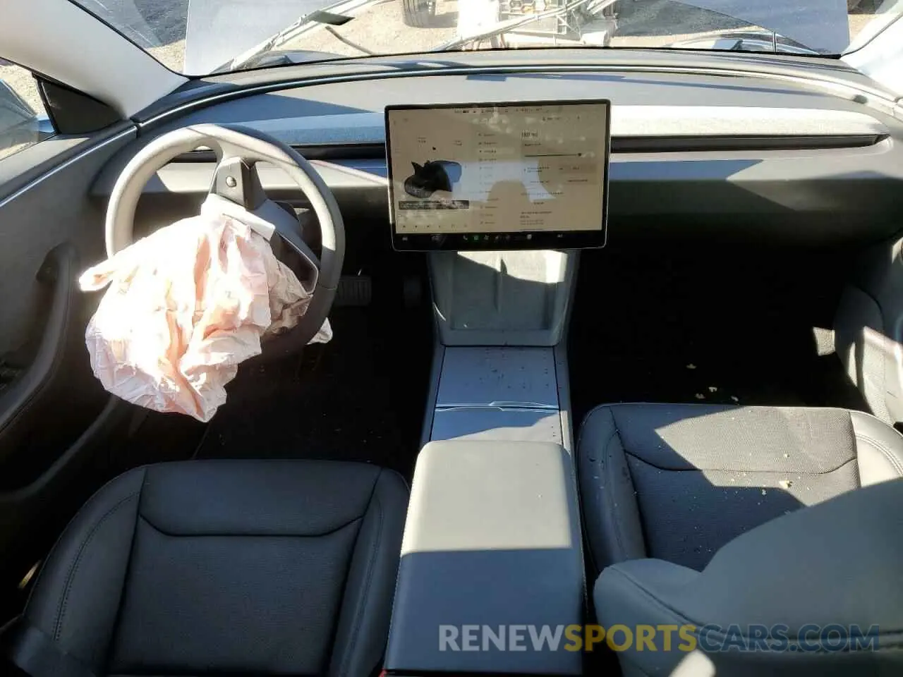 8 fotografías del automóvil dañado 5YJ3E1EB9RF823782 TESLA MODEL 3 2024