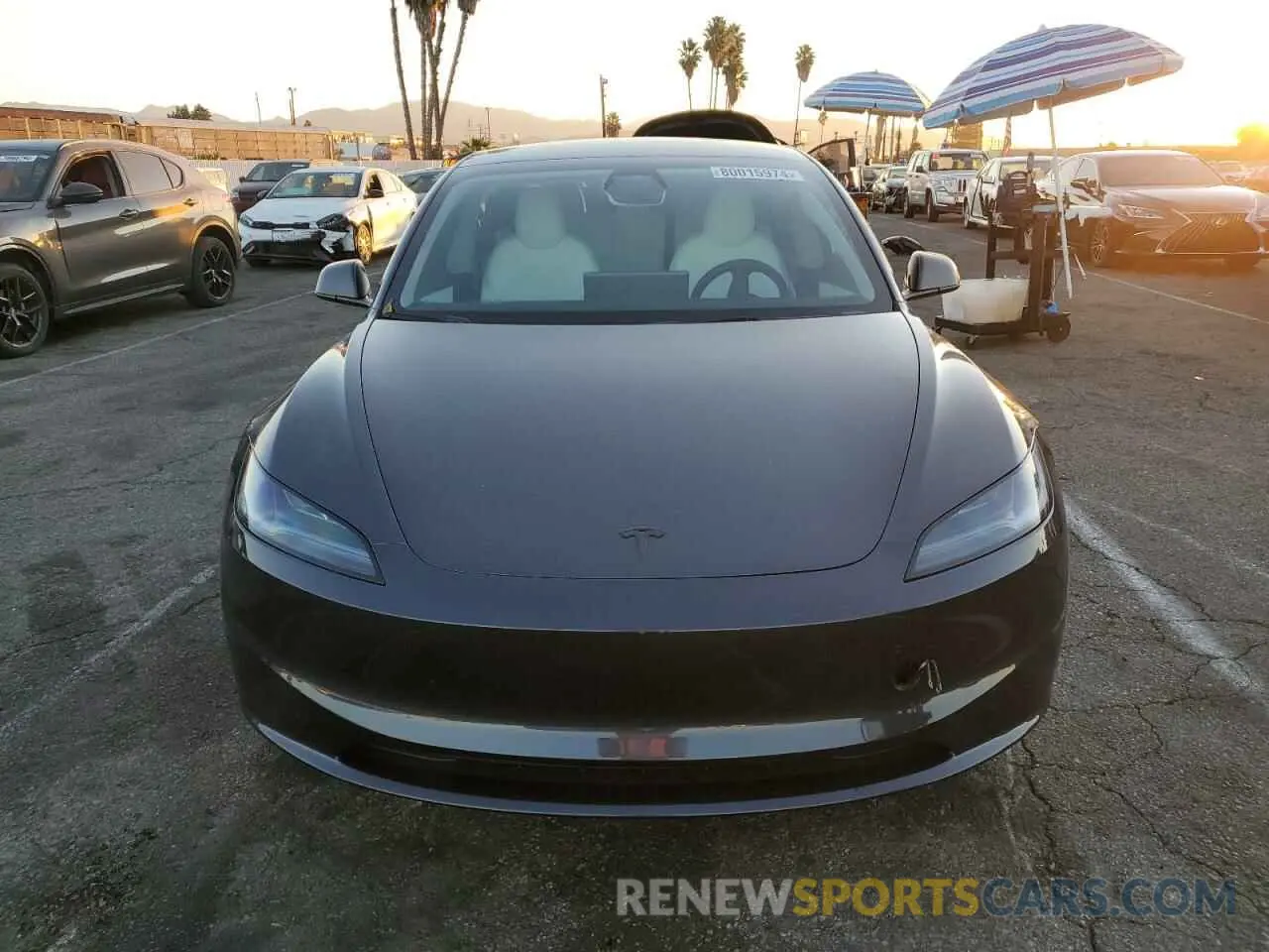 5 fotografías del automóvil dañado 5YJ3E1EBXRF769442 TESLA MODEL 3 2024