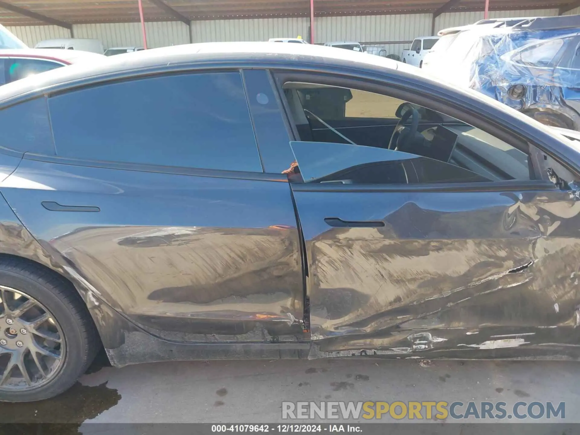 14 fotografías del automóvil dañado 5YJ3E1EBXRF789058 TESLA MODEL 3 2024