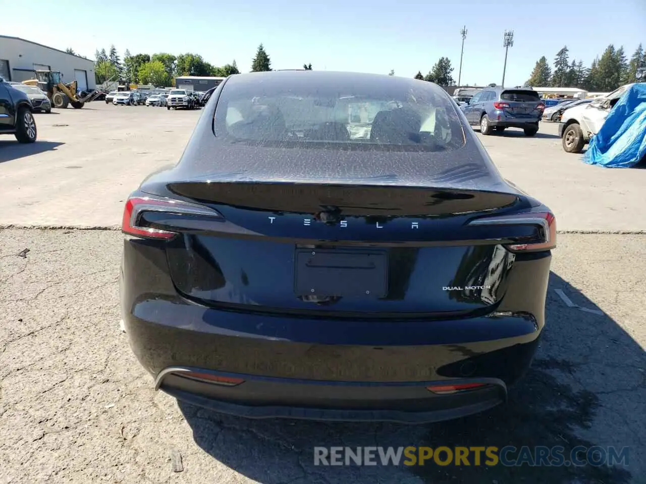 6 fotografías del automóvil dañado 5YJ3E1EBXRF789514 TESLA MODEL 3 2024