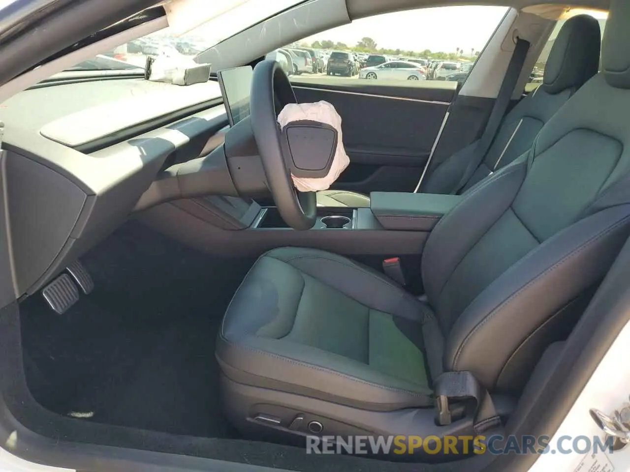 7 fotografías del automóvil dañado 5YJ3E1EBXRF796379 TESLA MODEL 3 2024