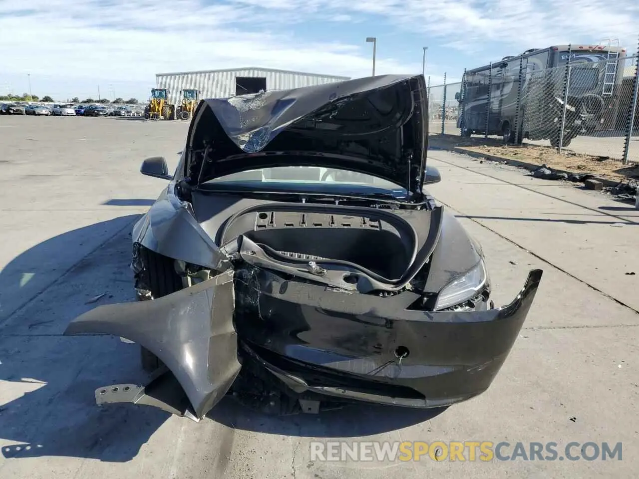 5 fotografías del automóvil dañado 5YJ3E1EBXRF809860 TESLA MODEL 3 2024