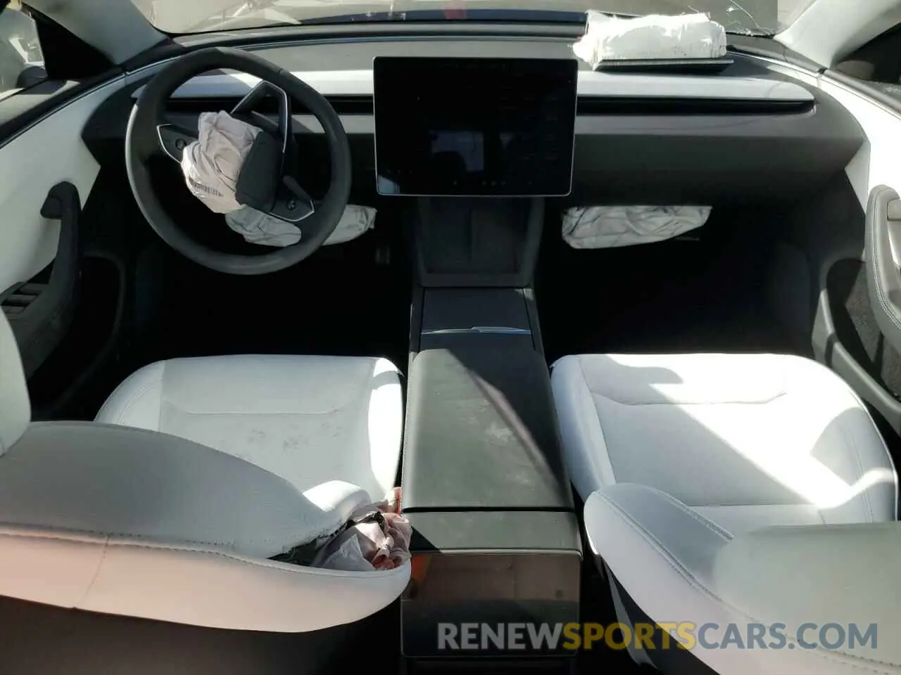 8 fotografías del automóvil dañado 5YJ3E1EBXRF809860 TESLA MODEL 3 2024