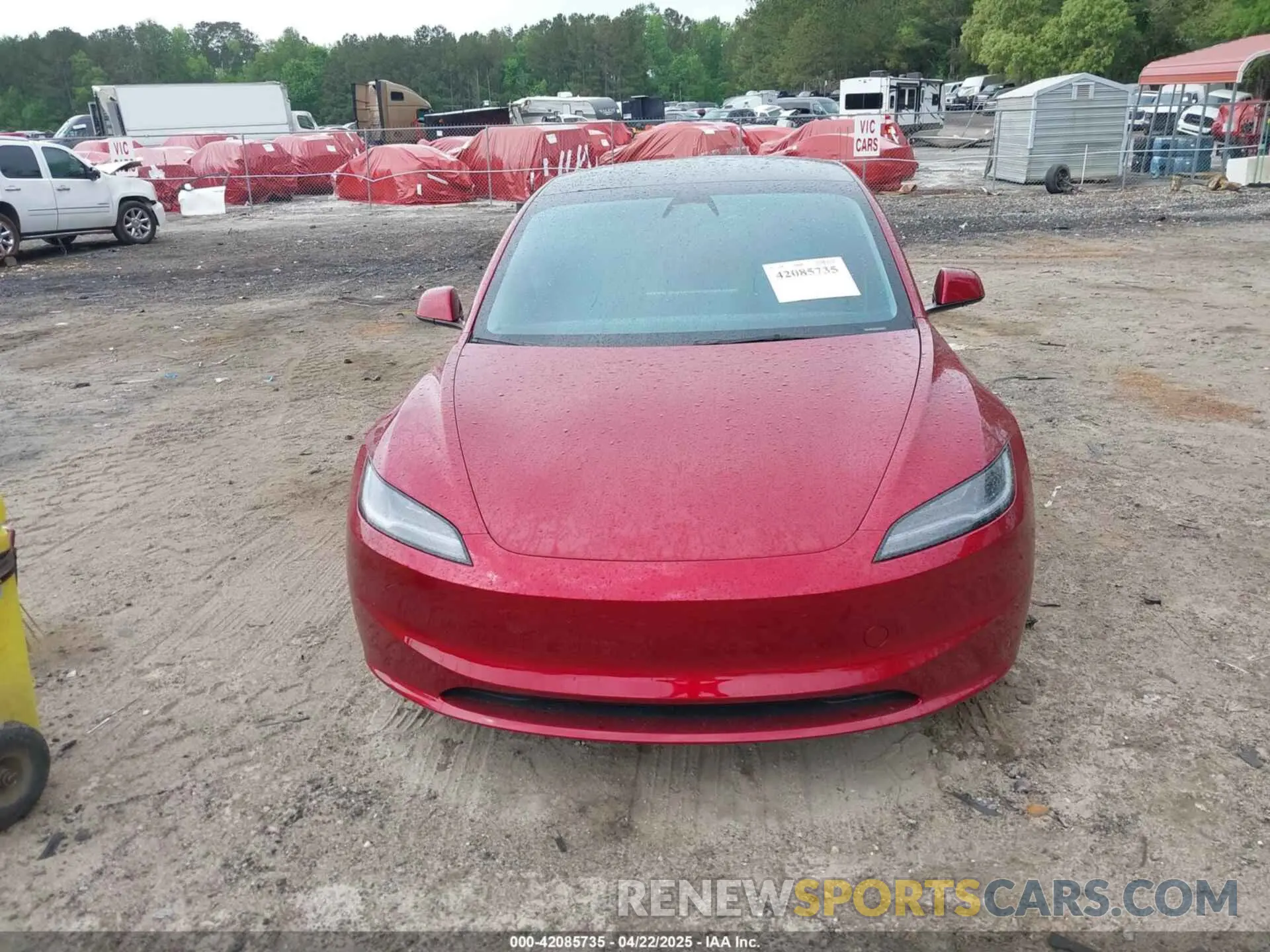 12 fotografías del automóvil dañado 5YJ3E1EBXRF810684 TESLA MODEL 3 2024