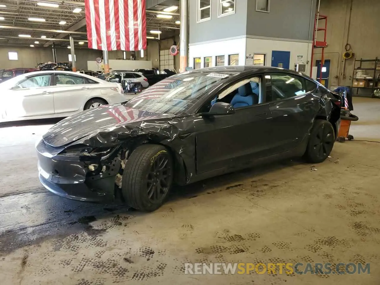 1 fotografías del automóvil dañado 5YJ3E1EBXRF818977 TESLA MODEL 3 2024