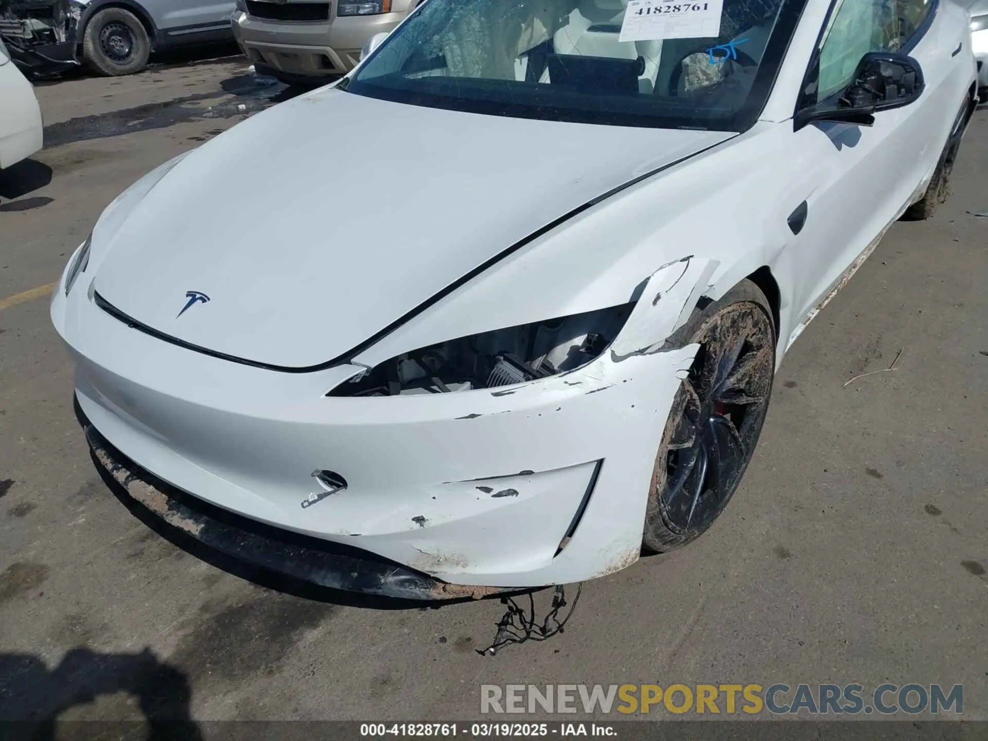 6 fotografías del automóvil dañado 5YJ3E1ET0RF793242 TESLA MODEL 3 2024