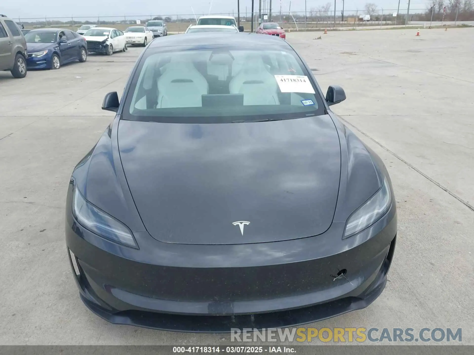 12 fotografías del automóvil dañado 5YJ3E1ET0RF842987 TESLA MODEL 3 2024