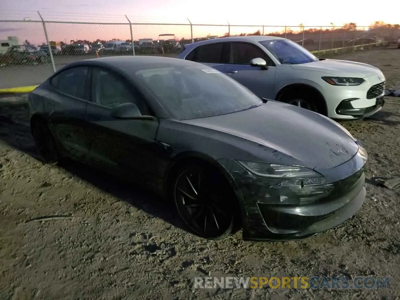4 fotografías del automóvil dañado 5YJ3E1ET0RF845520 TESLA MODEL 3 2024