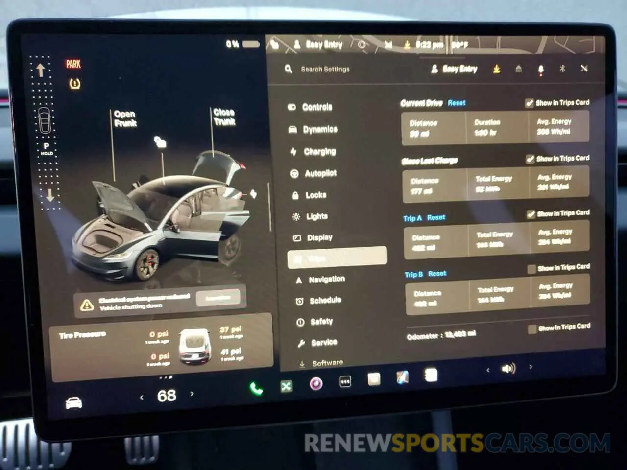 9 fotografías del automóvil dañado 5YJ3E1ET0RF845520 TESLA MODEL 3 2024