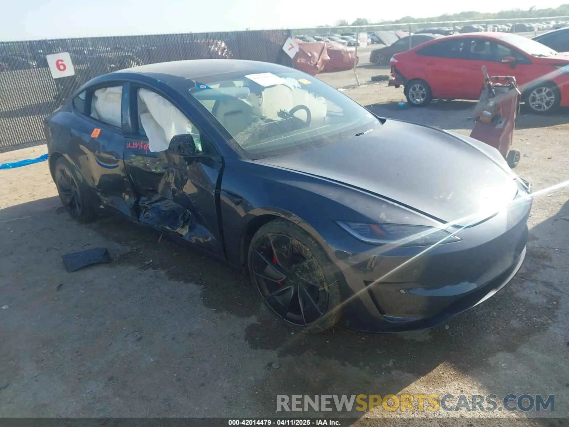 1 fotografías del automóvil dañado 5YJ3E1ET1RF885637 TESLA MODEL 3 2024