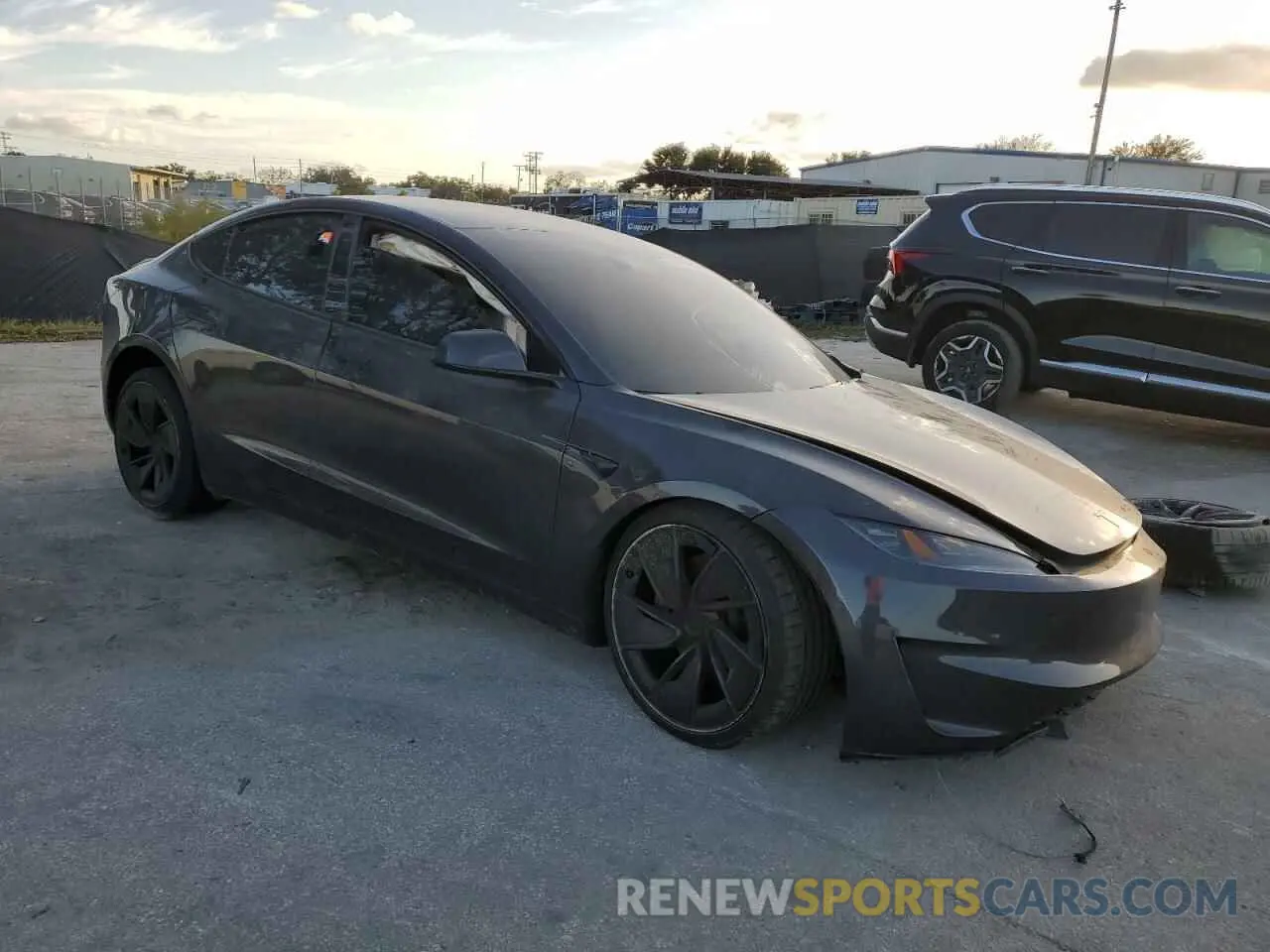 4 fotografías del automóvil dañado 5YJ3E1ET2RF758458 TESLA MODEL 3 2024
