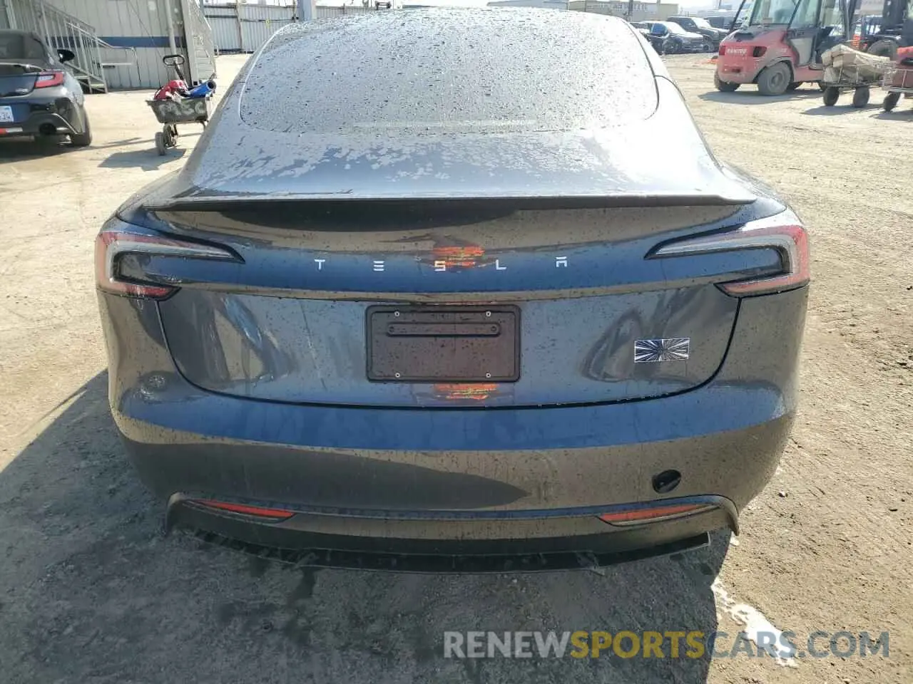 6 fotografías del automóvil dañado 5YJ3E1ET2RF774076 TESLA MODEL 3 2024