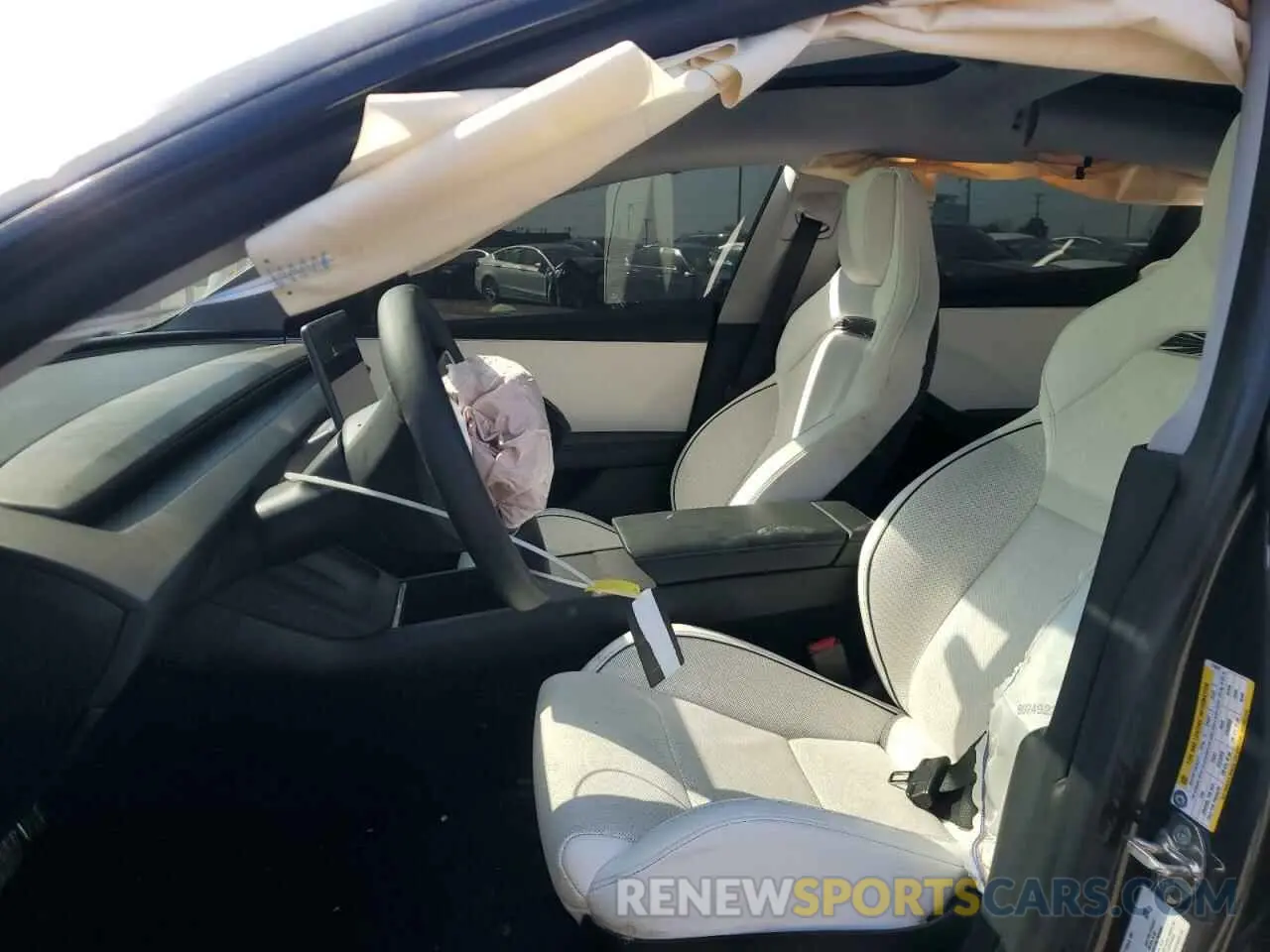 7 fotografías del automóvil dañado 5YJ3E1ET2RF774076 TESLA MODEL 3 2024