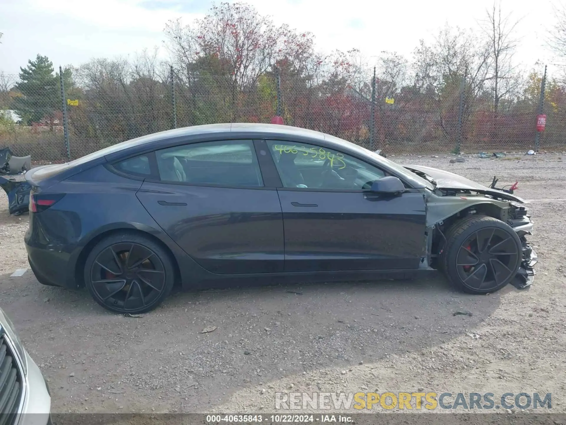 14 fotografías del automóvil dañado 5YJ3E1ET2RF801101 TESLA MODEL 3 2024