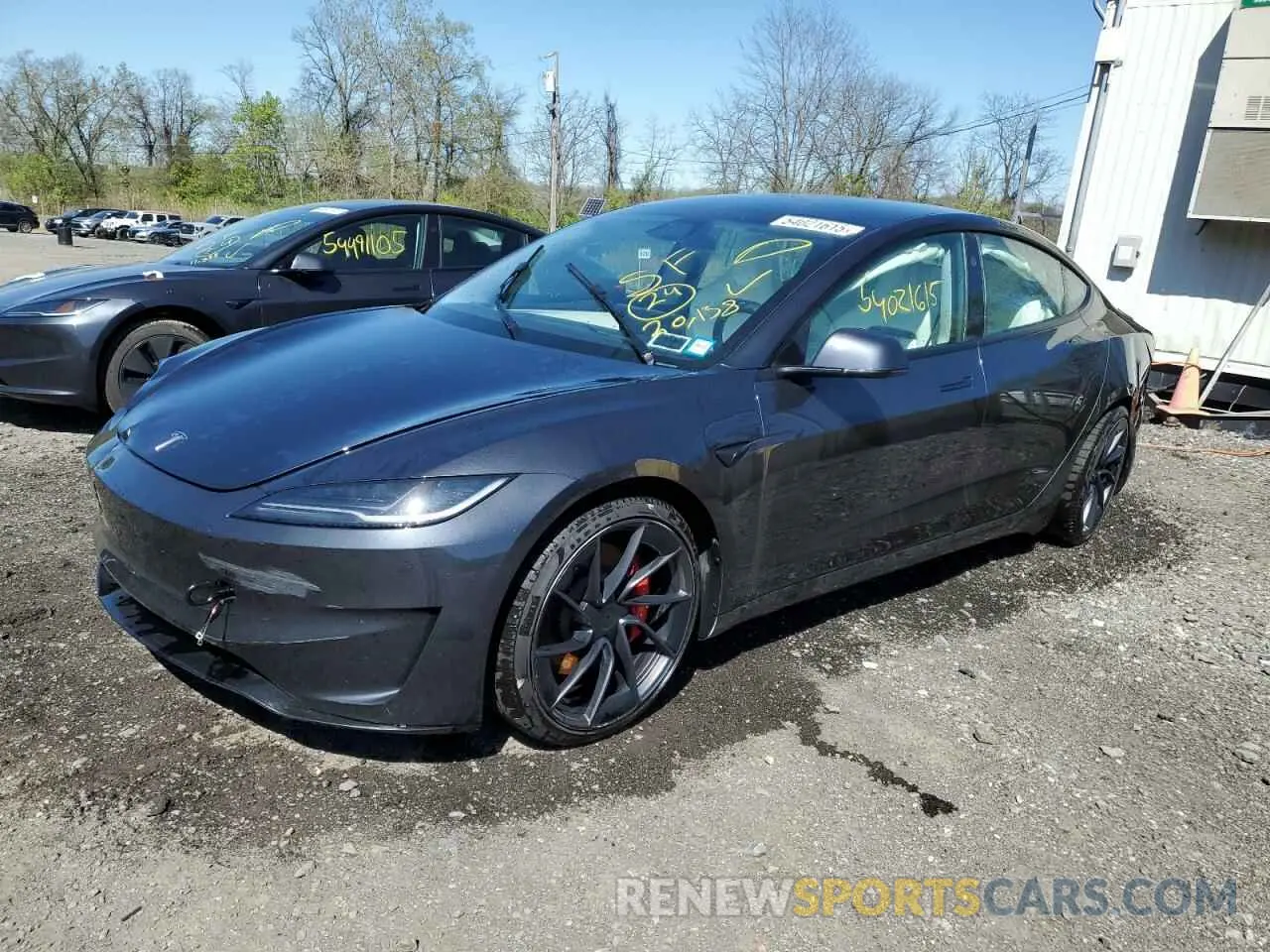1 fotografías del automóvil dañado 5YJ3E1ET2RF856616 TESLA MODEL 3 2024
