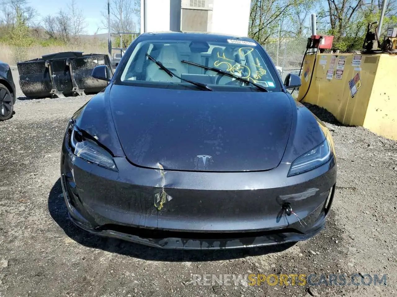 5 fotografías del automóvil dañado 5YJ3E1ET2RF856616 TESLA MODEL 3 2024