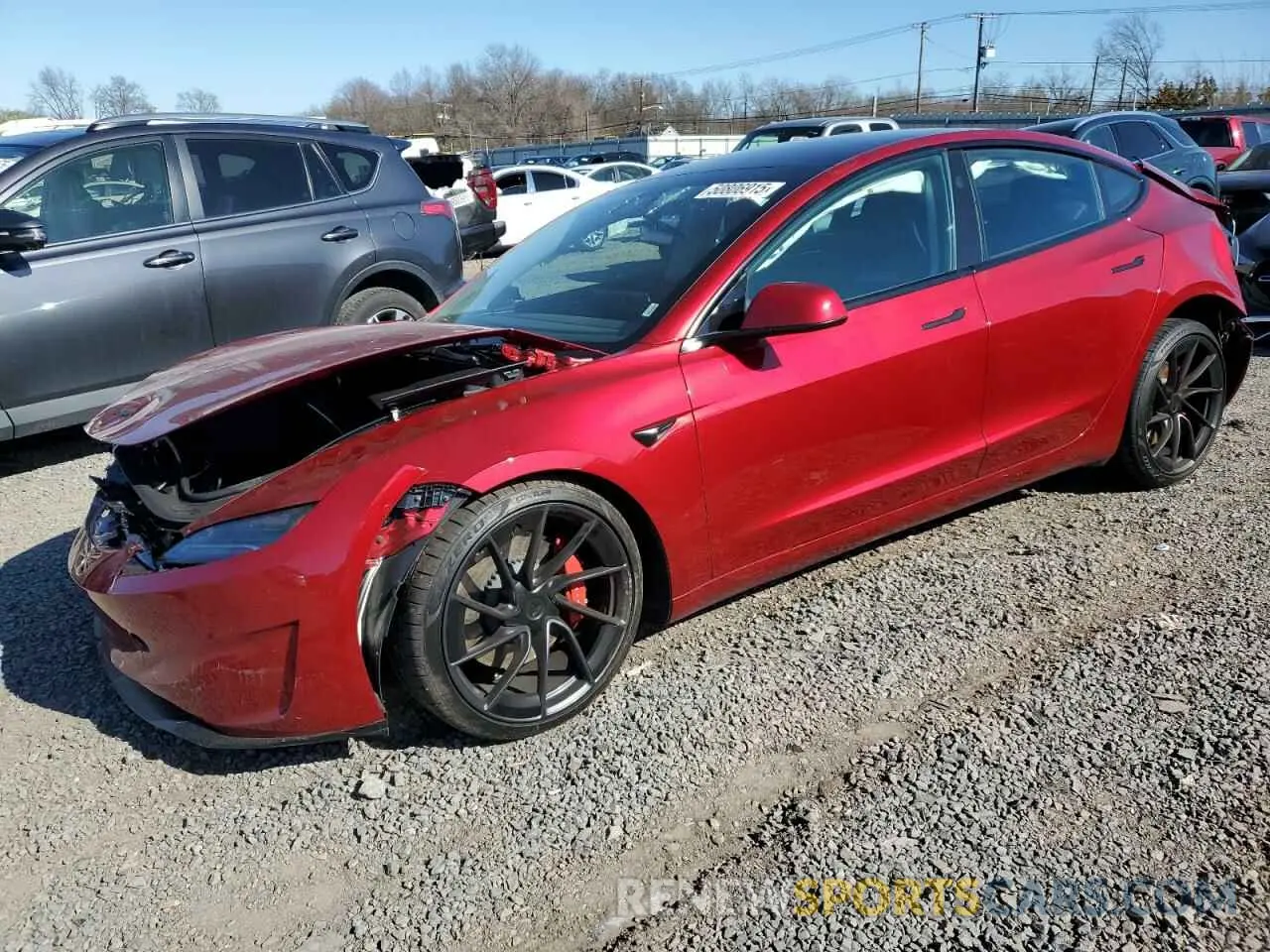 1 fotografías del automóvil dañado 5YJ3E1ET3RF810289 TESLA MODEL 3 2024