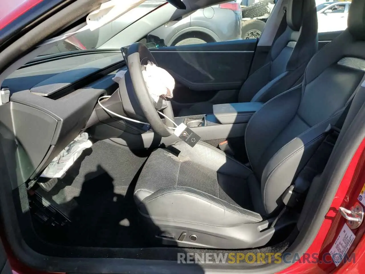 7 fotografías del automóvil dañado 5YJ3E1ET3RF810289 TESLA MODEL 3 2024