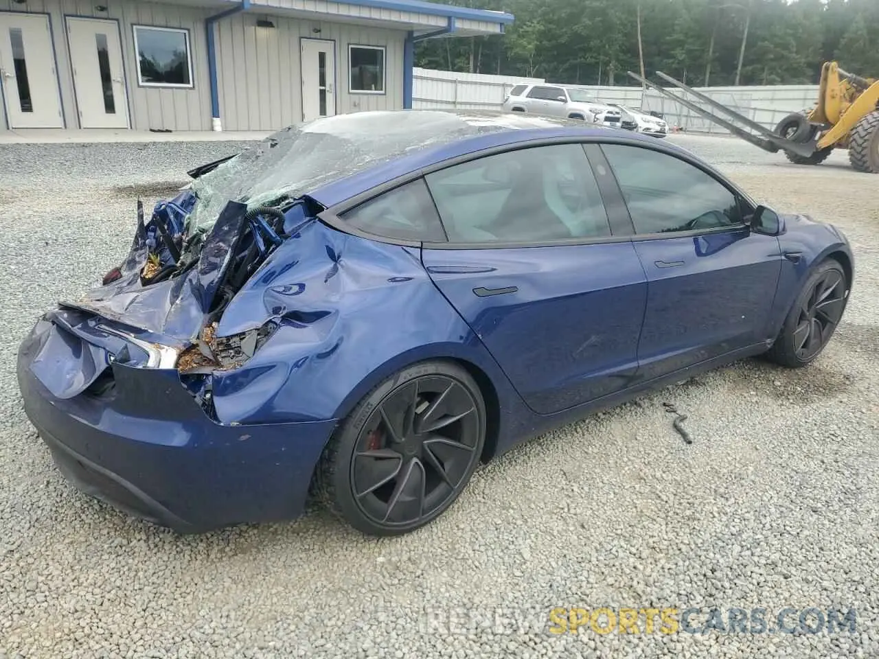 3 fotografías del automóvil dañado 5YJ3E1ET4RF807076 TESLA MODEL 3 2024