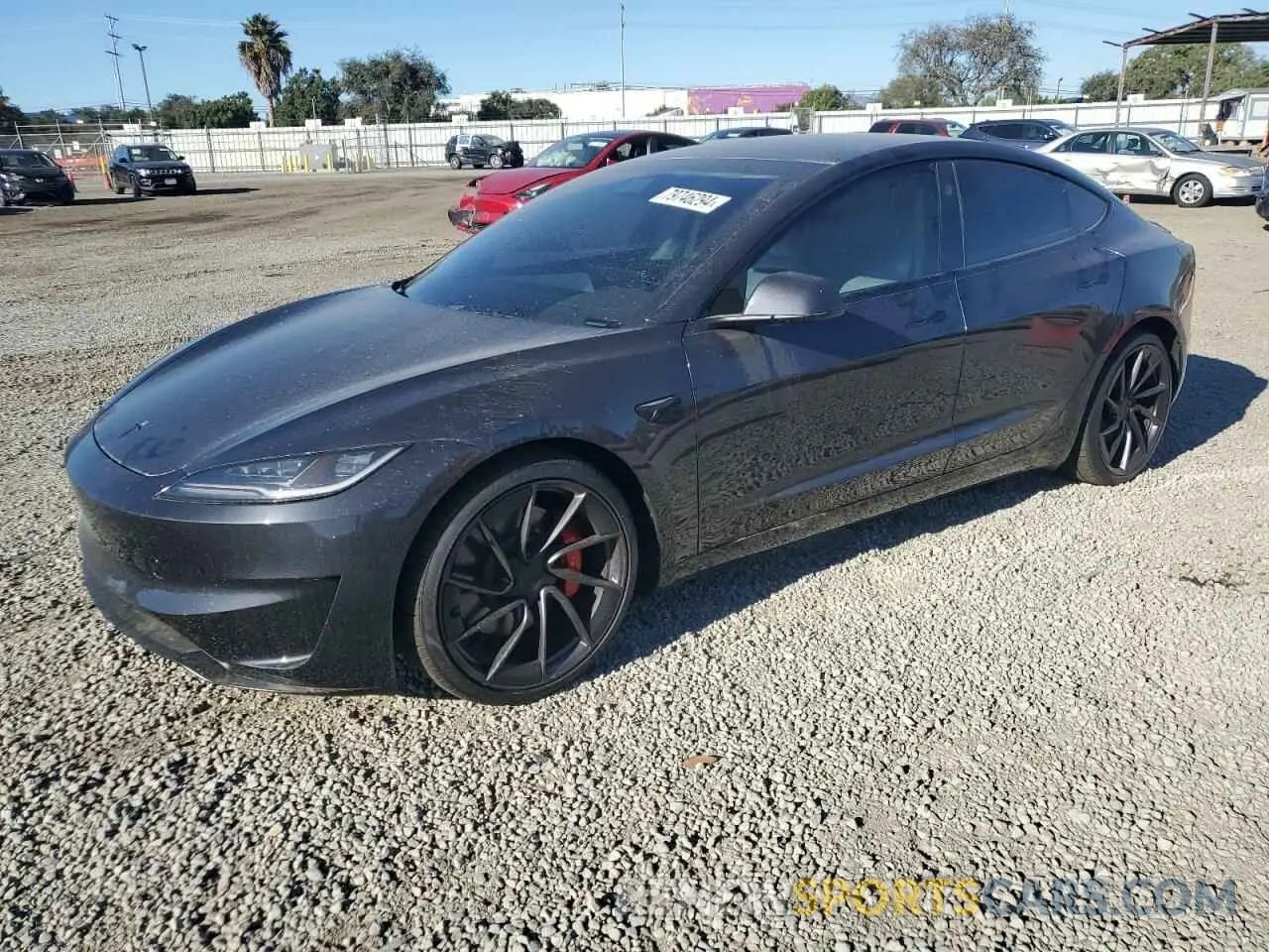 1 fotografías del automóvil dañado 5YJ3E1ET4RF831300 TESLA MODEL 3 2024