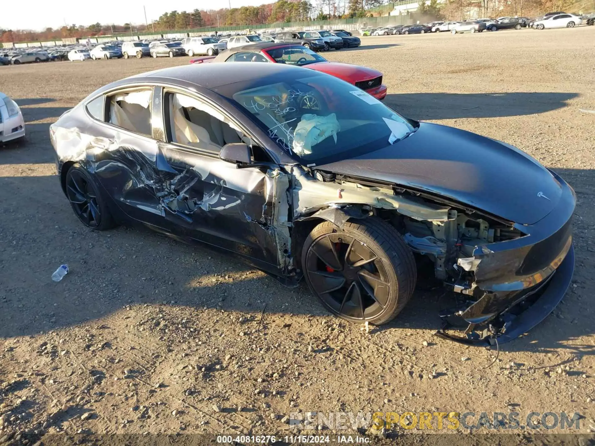 1 fotografías del automóvil dañado 5YJ3E1ET4RF868928 TESLA MODEL 3 2024