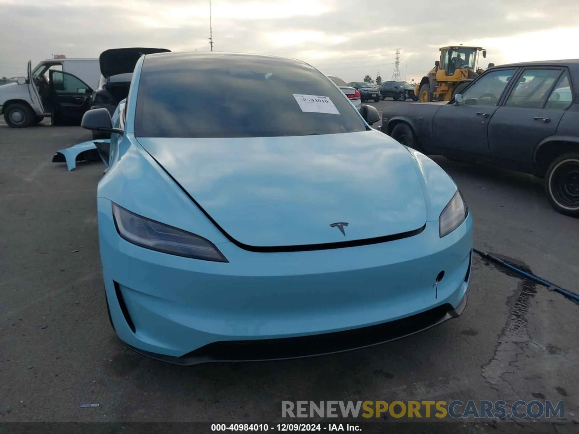 12 fotografías del automóvil dañado 5YJ3E1ET5RF863849 TESLA MODEL 3 2024