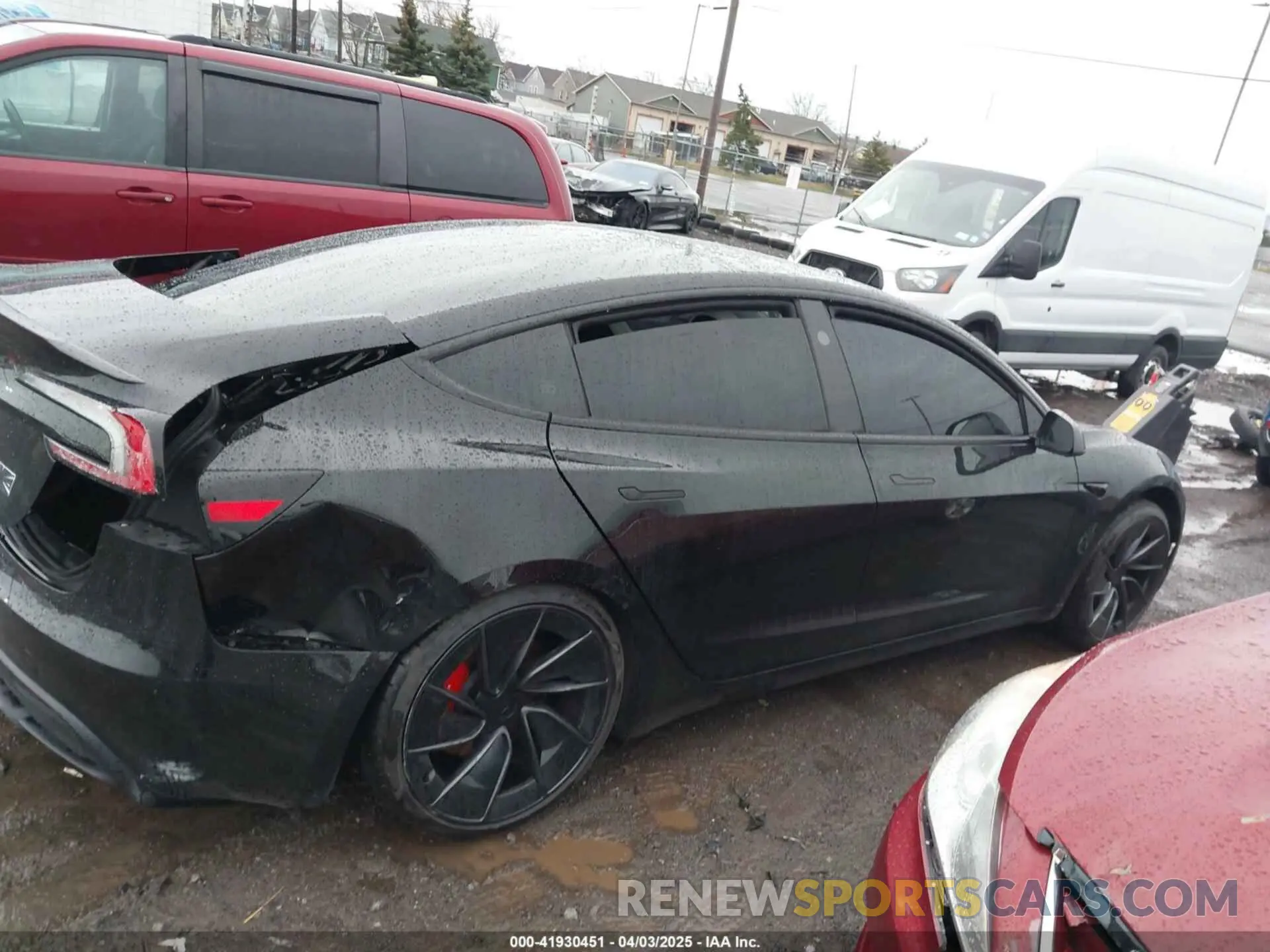 13 fotografías del automóvil dañado 5YJ3E1ET5RF892736 TESLA MODEL 3 2024
