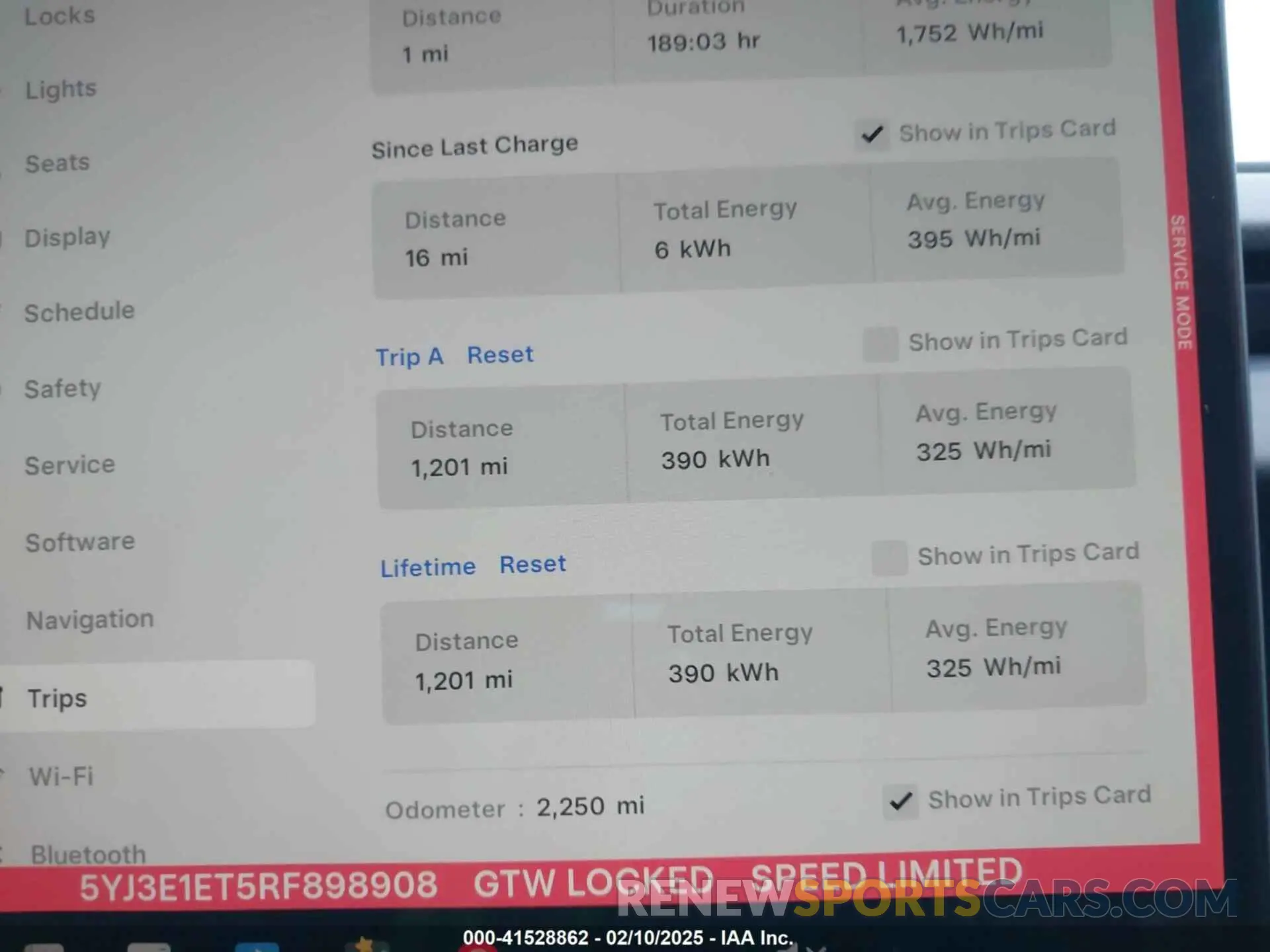 7 fotografías del automóvil dañado 5YJ3E1ET5RF898908 TESLA MODEL 3 2024