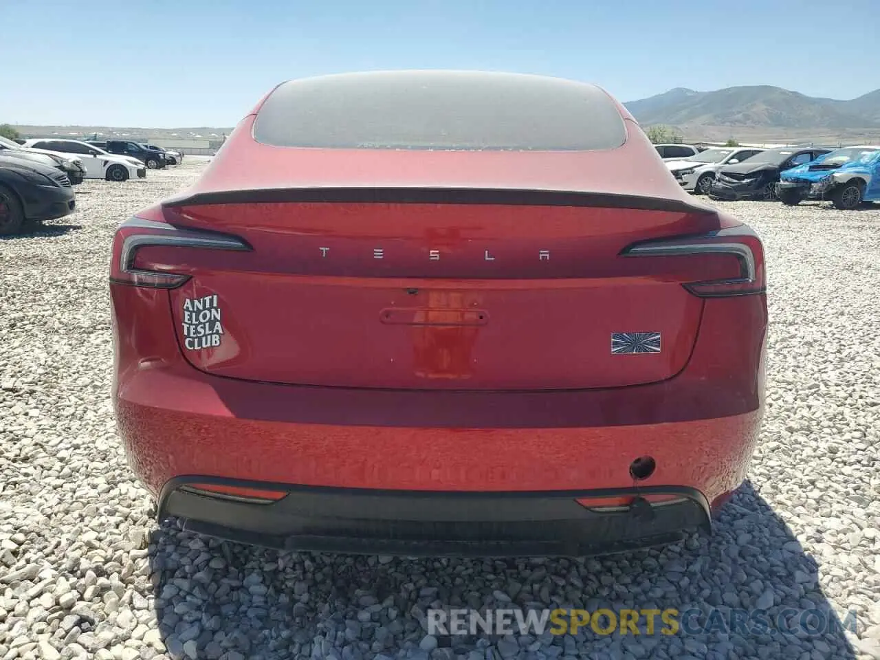 6 fotografías del automóvil dañado 5YJ3E1ET6RF796386 TESLA MODEL 3 2024