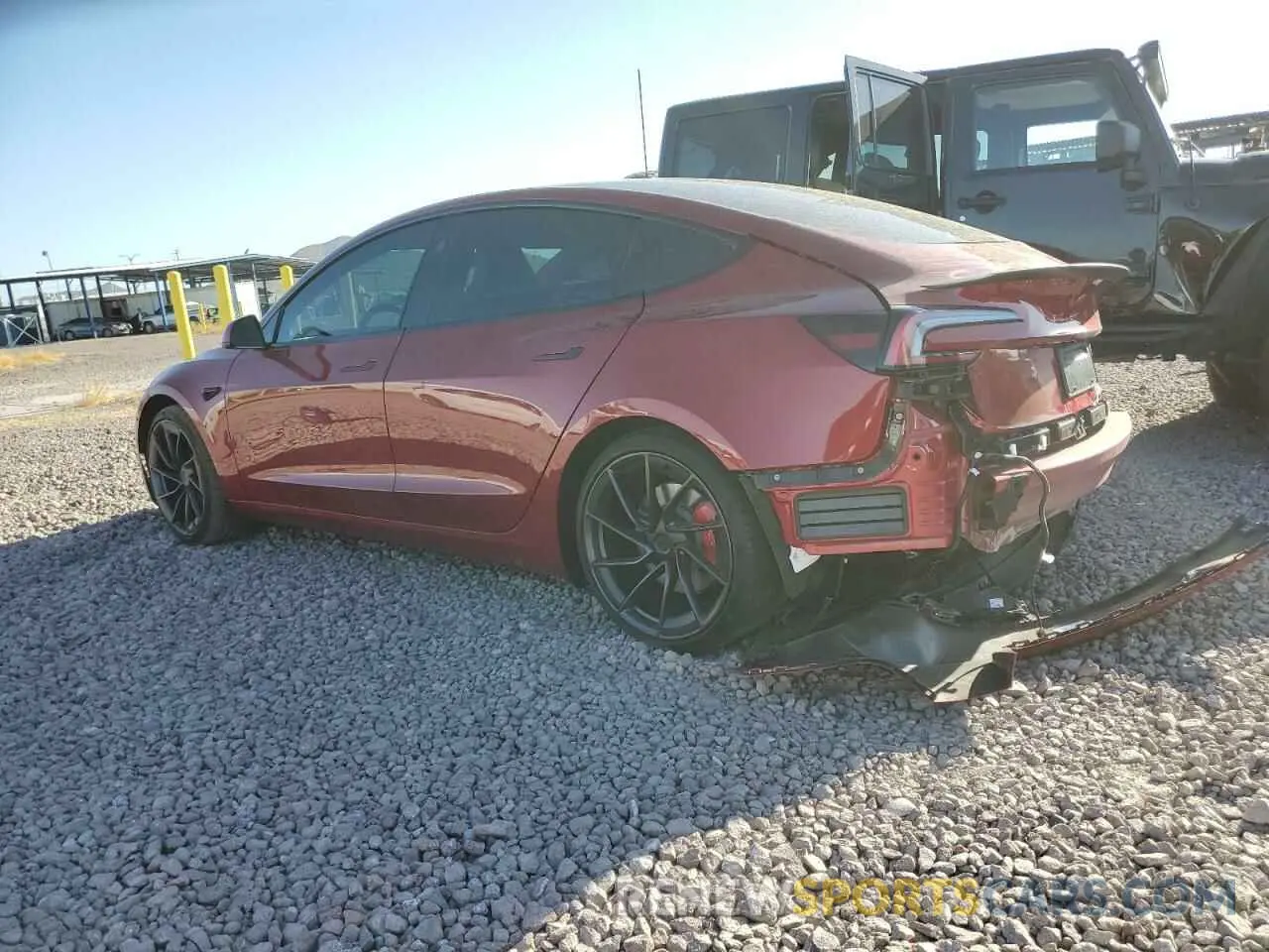 2 fotografías del automóvil dañado 5YJ3E1ET6RF824994 TESLA MODEL 3 2024