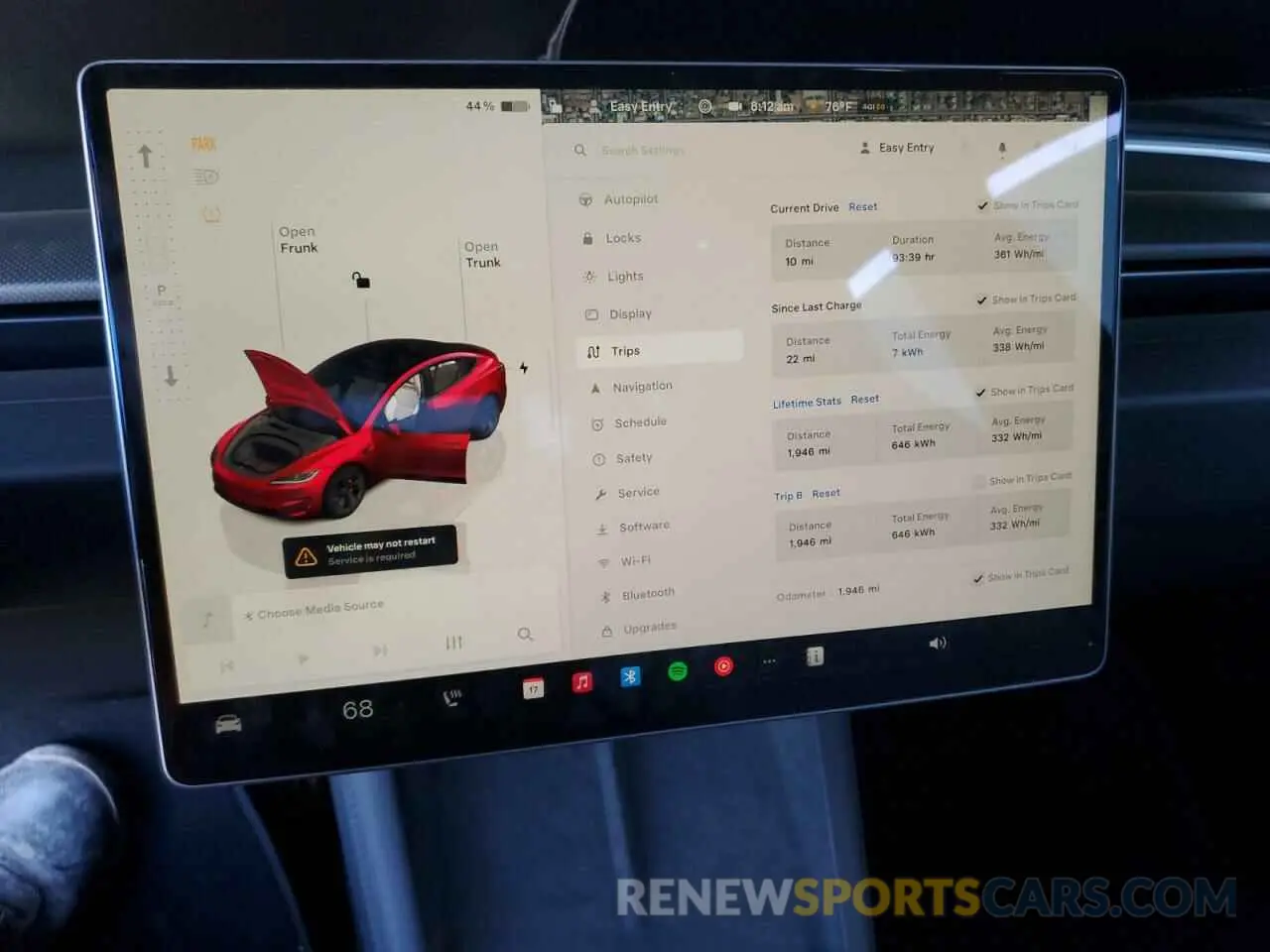 9 fotografías del automóvil dañado 5YJ3E1ET6RF824994 TESLA MODEL 3 2024