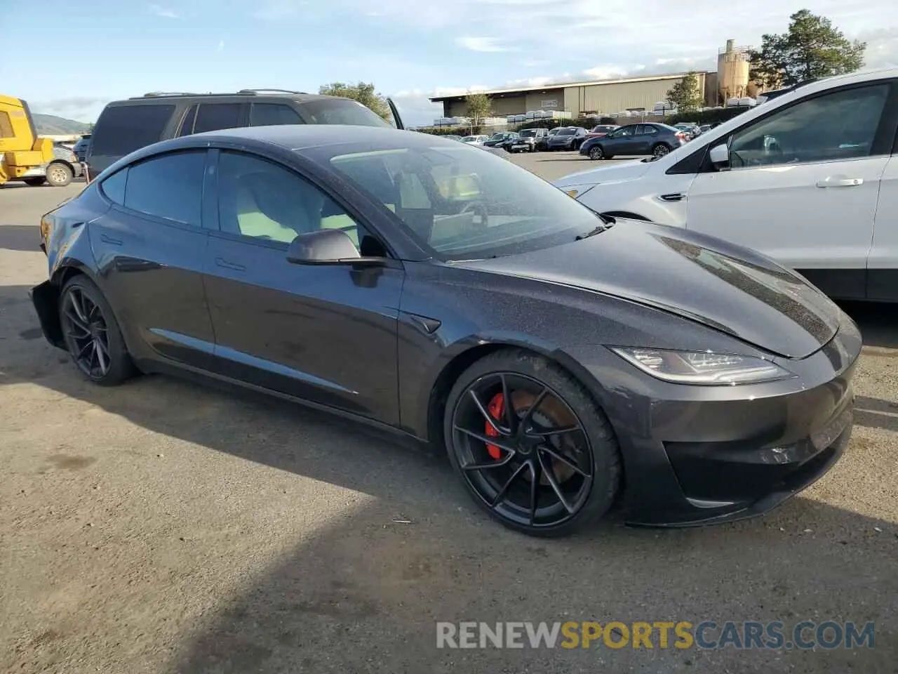 4 fotografías del automóvil dañado 5YJ3E1ET6RF826745 TESLA MODEL 3 2024