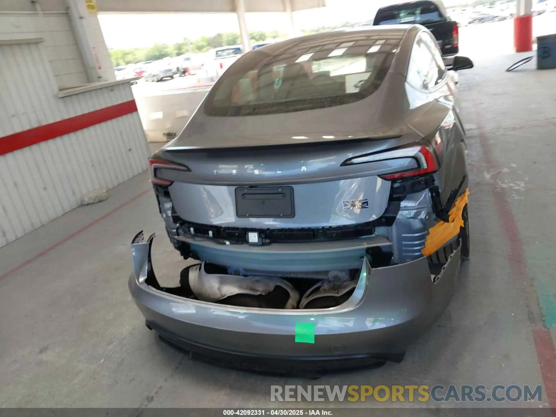 15 fotografías del automóvil dañado 5YJ3E1ET6RF862371 TESLA MODEL 3 2024