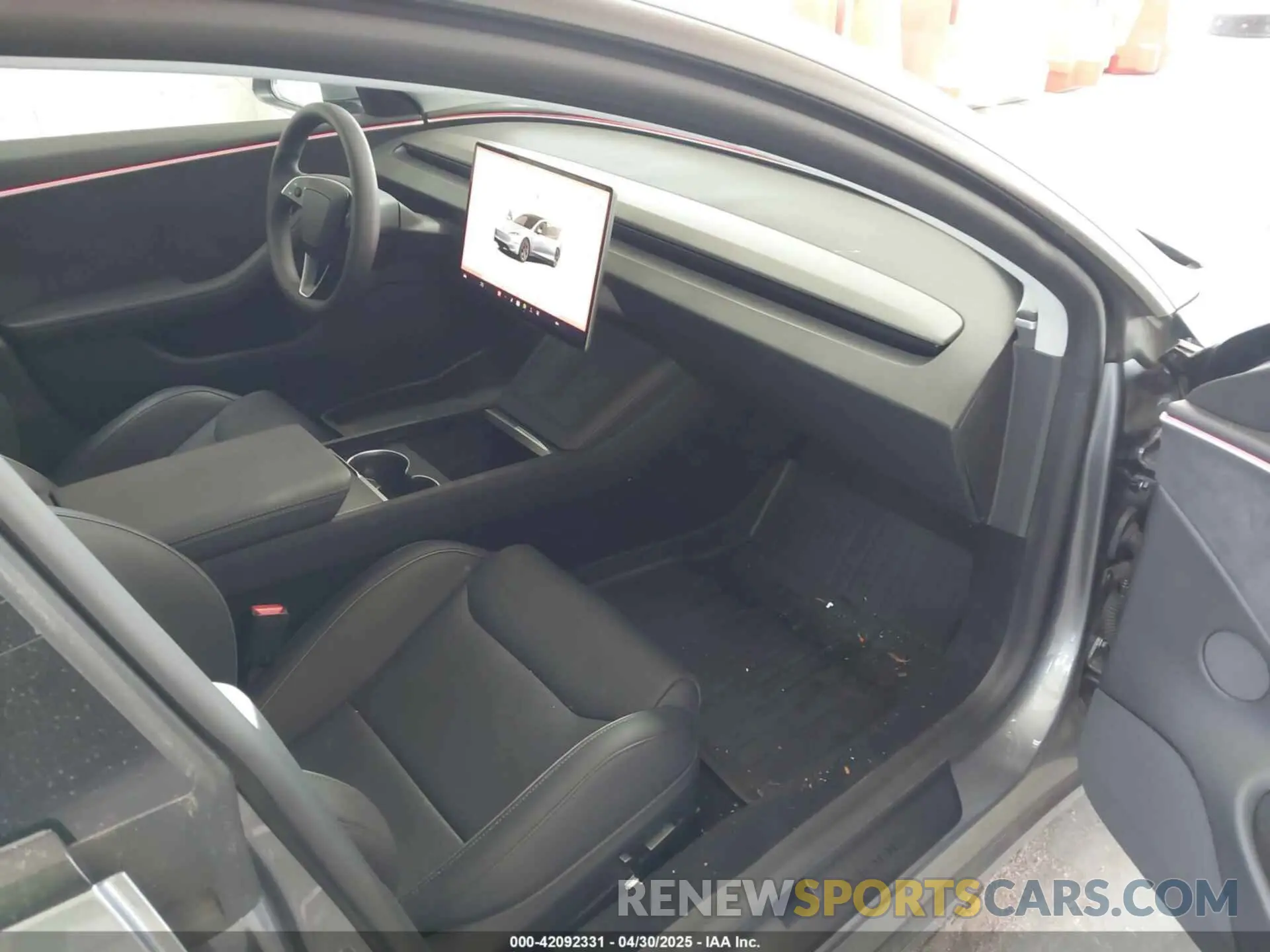 5 fotografías del automóvil dañado 5YJ3E1ET6RF862371 TESLA MODEL 3 2024