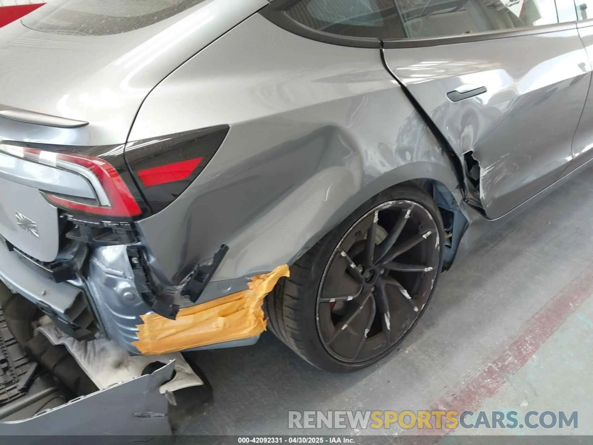 6 fotografías del automóvil dañado 5YJ3E1ET6RF862371 TESLA MODEL 3 2024