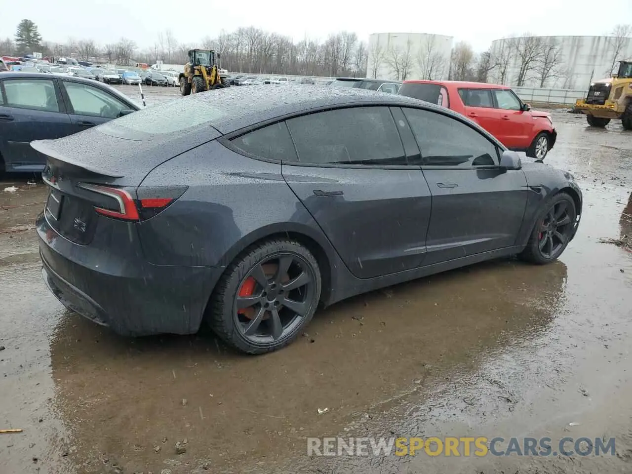 3 fotografías del automóvil dañado 5YJ3E1ET7RF784070 TESLA MODEL 3 2024