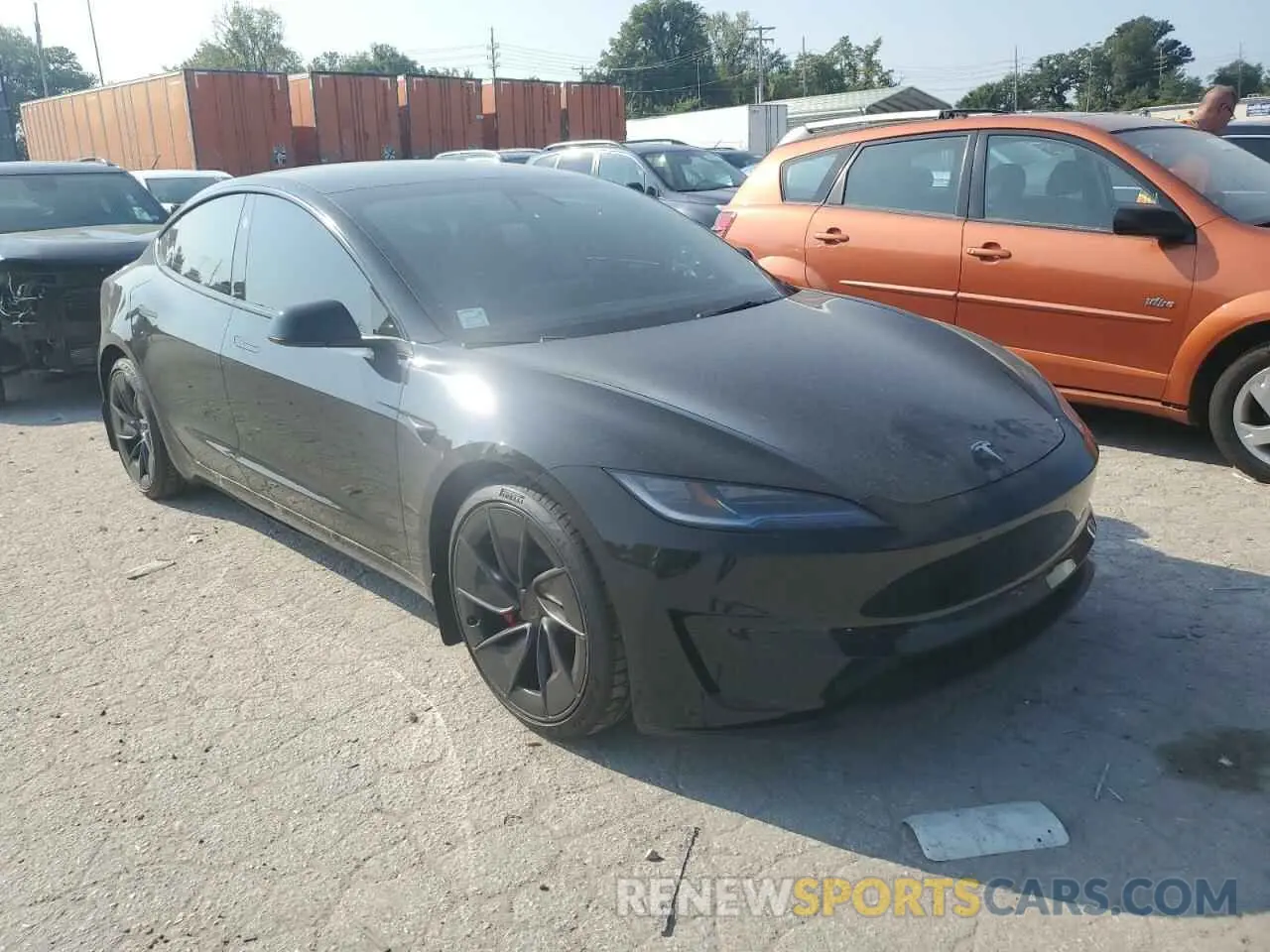 4 fotografías del automóvil dañado 5YJ3E1ET7RF797921 TESLA MODEL 3 2024