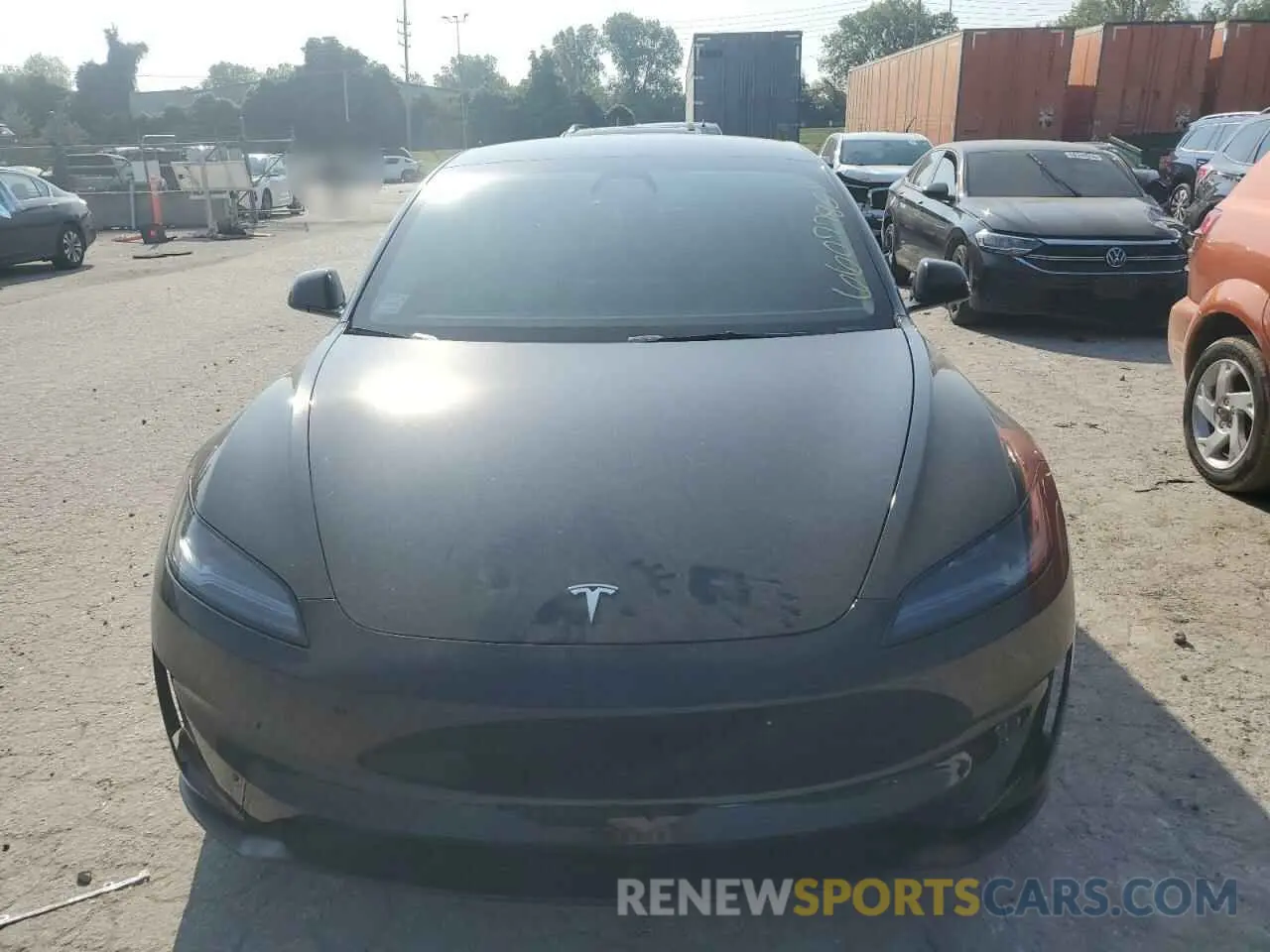 5 fotografías del automóvil dañado 5YJ3E1ET7RF797921 TESLA MODEL 3 2024