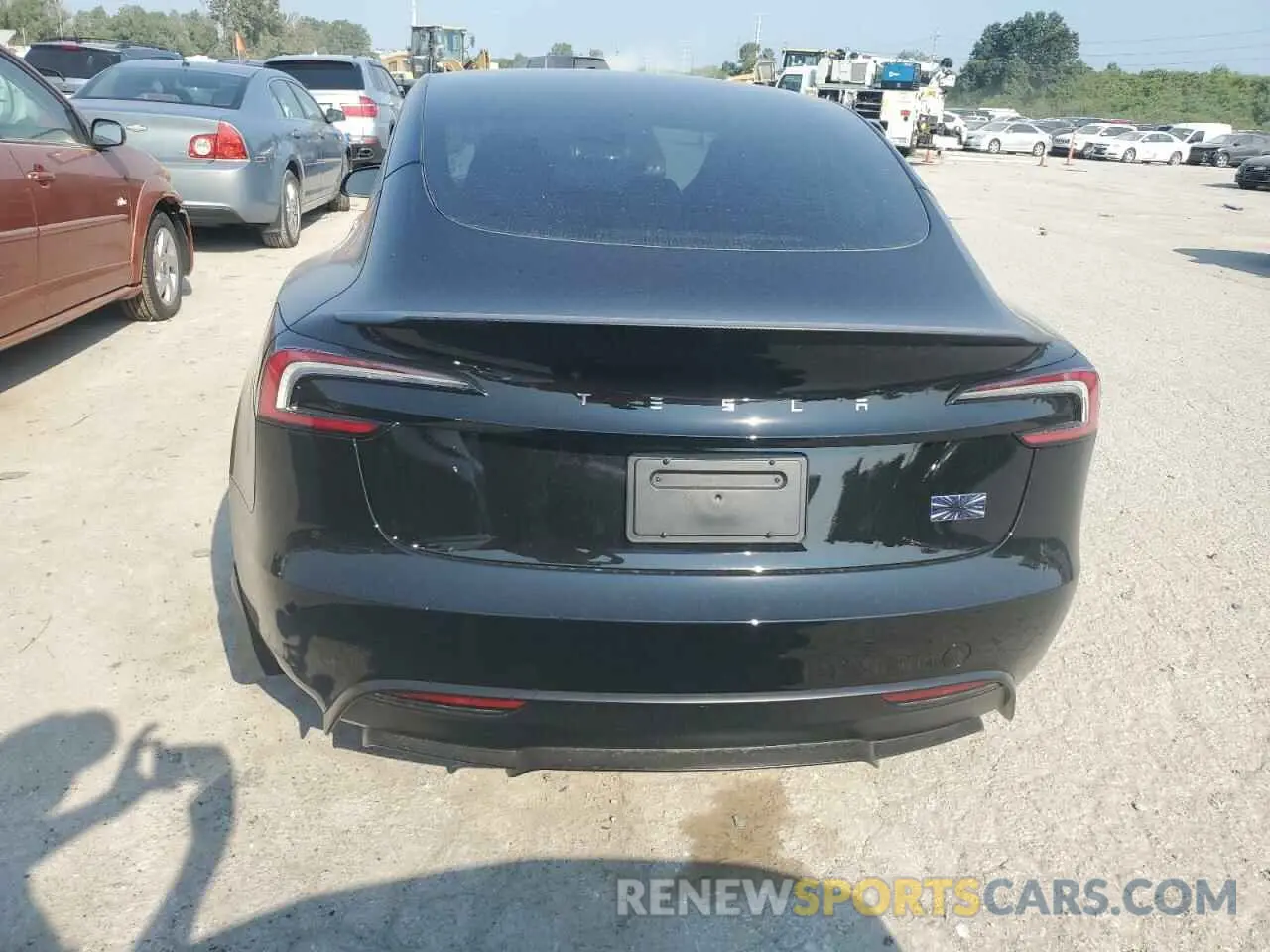 6 fotografías del automóvil dañado 5YJ3E1ET7RF797921 TESLA MODEL 3 2024