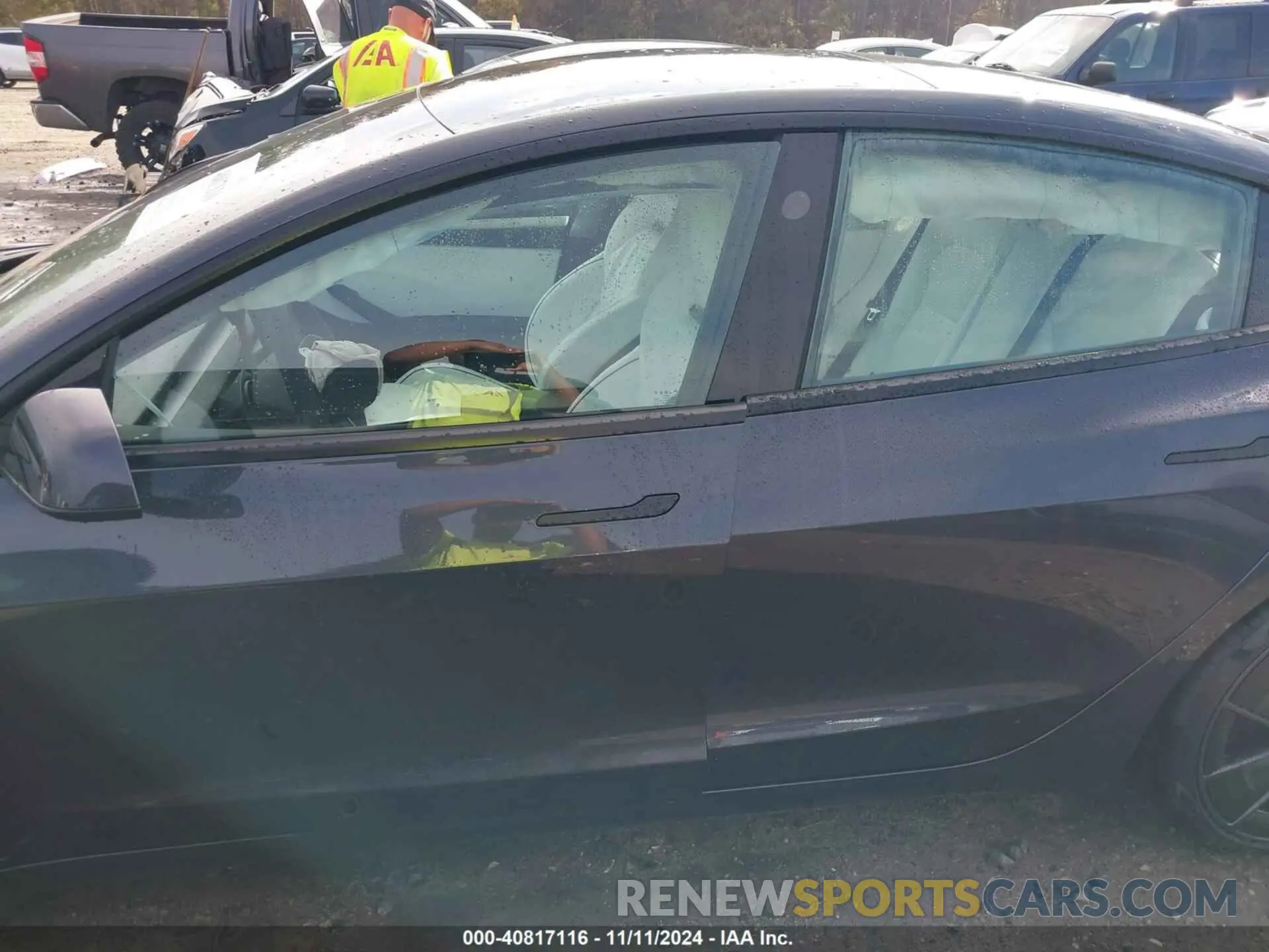 13 fotografías del automóvil dañado 5YJ3E1ET7RF841447 TESLA MODEL 3 2024