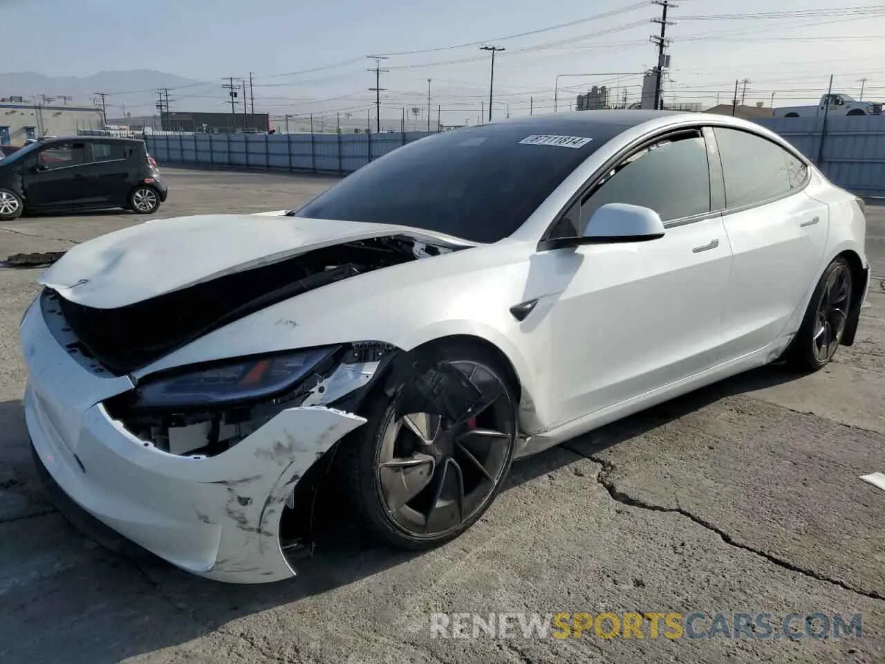 1 fotografías del automóvil dañado 5YJ3E1ET7RF890521 TESLA MODEL 3 2024