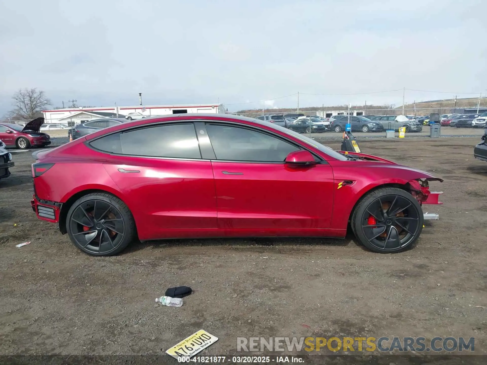 13 fotografías del automóvil dañado 5YJ3E1ET8RF835818 TESLA MODEL 3 2024