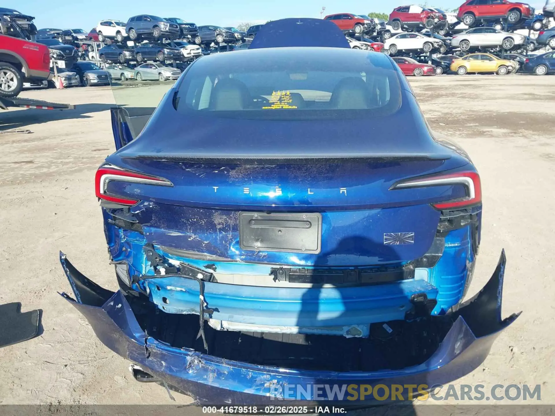 15 fotografías del automóvil dañado 5YJ3E1ET8RF859004 TESLA MODEL 3 2024
