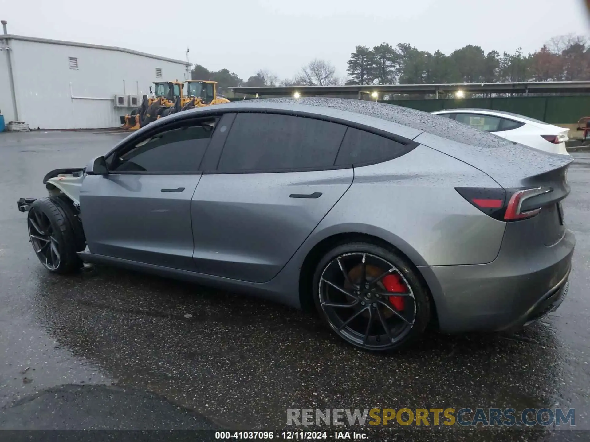 3 fotografías del automóvil dañado 5YJ3E1ET8RF865742 TESLA MODEL 3 2024
